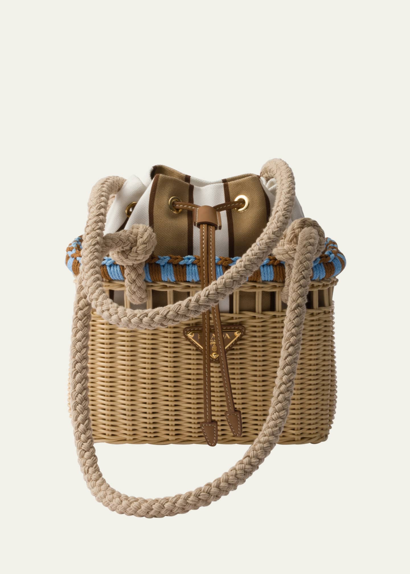 Prada Basket Drawstring Shoulder Bag Image 1 of 5
