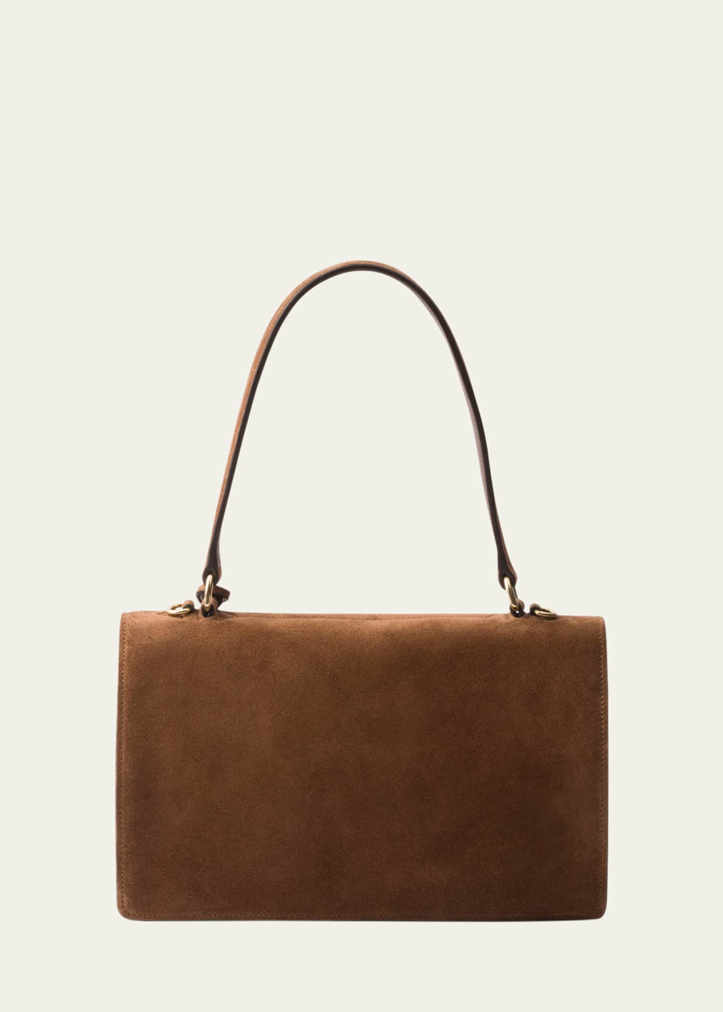 Prada Soft Sound Suede Shoulder Bag - Bergdorf Goodman
