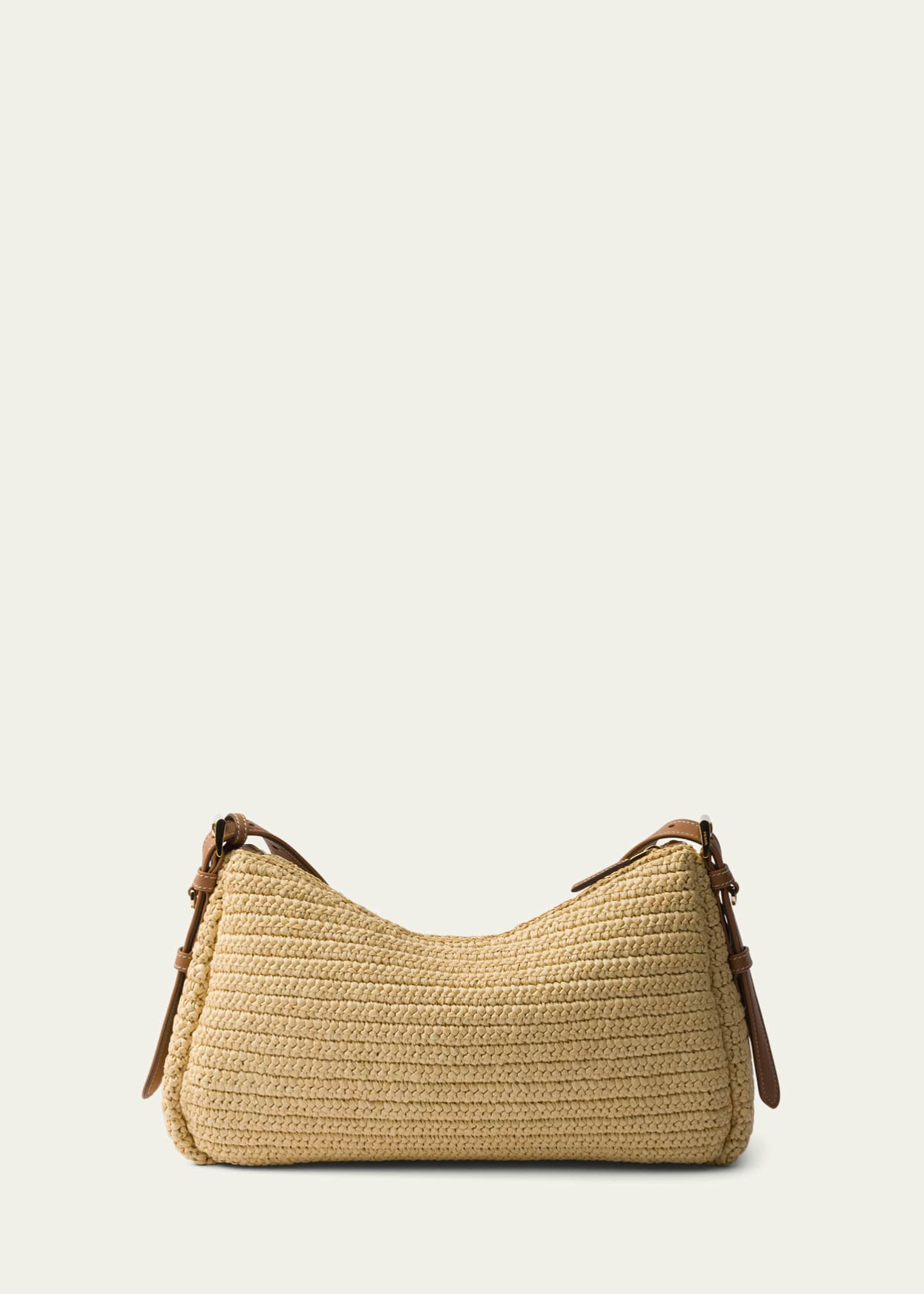 Prada Zip Crochet Shoulder Bag - Bergdorf Goodman