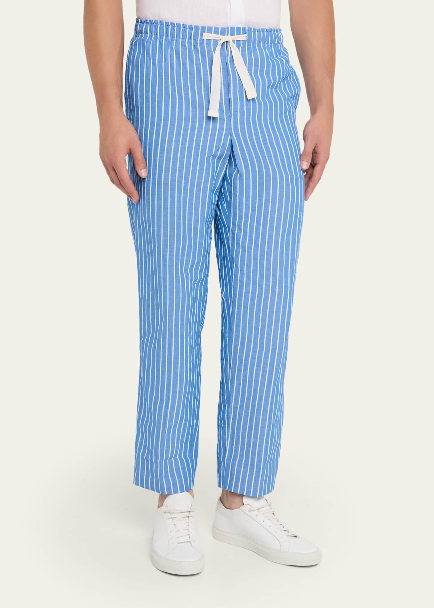 Orlebar Brown Men's Alex Relaxed-Fit Deckchair Stripe Trousers