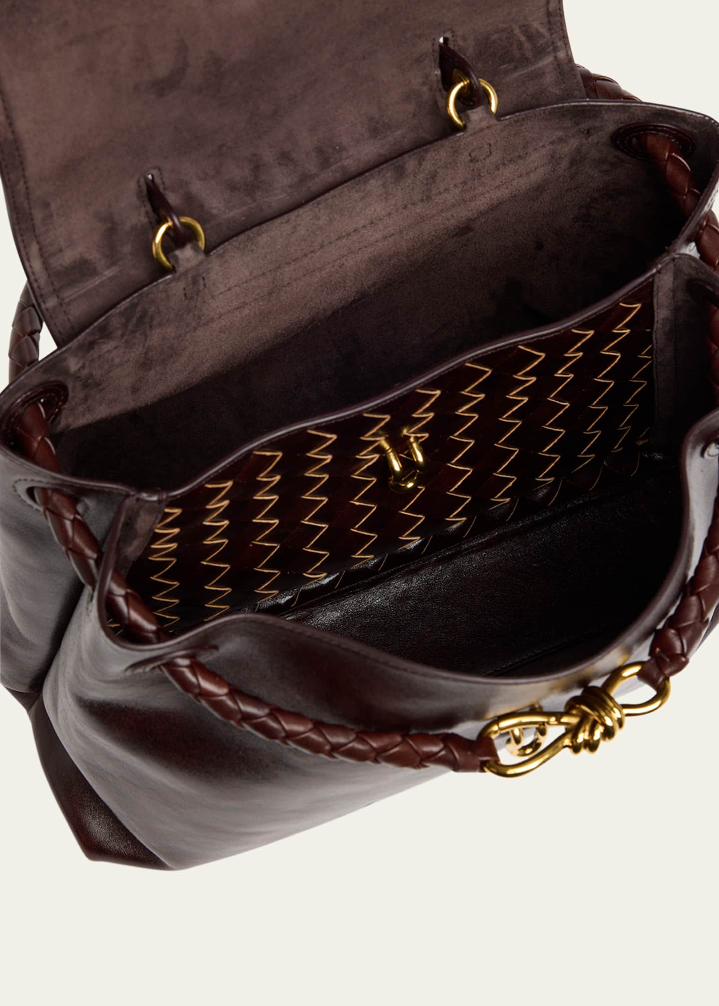 Bottega Veneta Ciao Ciao Medium Distressed Leather Top-Handle Bag