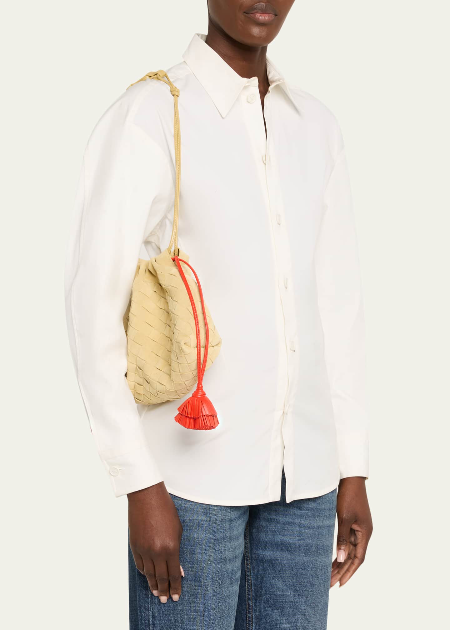 Soiree Dustbag Suede Pouch Bag