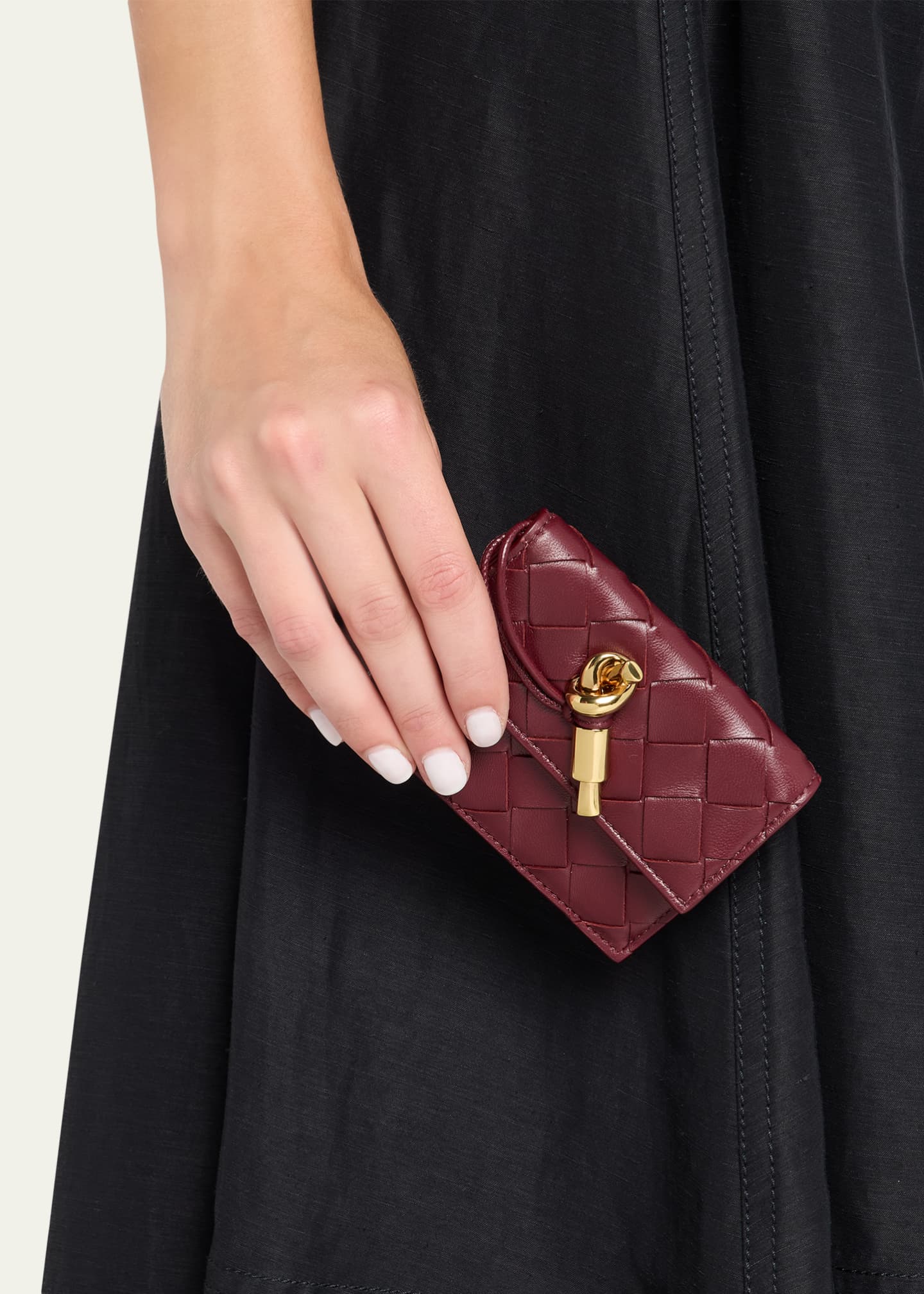 Bottega Veneta Andiamo Slim Leather Card Case - Bergdorf Goodman