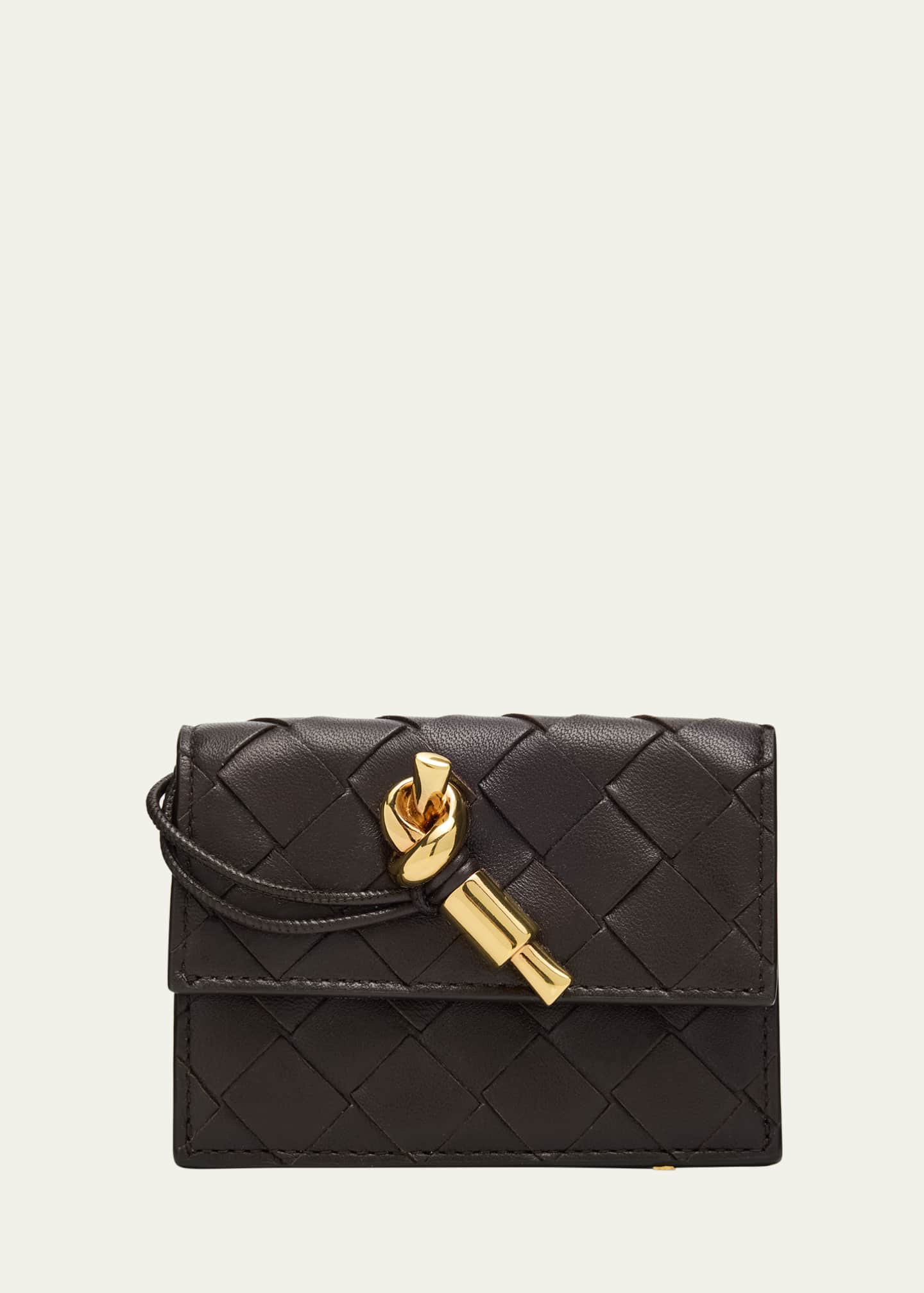 Bottega Veneta Andiamo Slim Leather Card Case Image 1 of 4