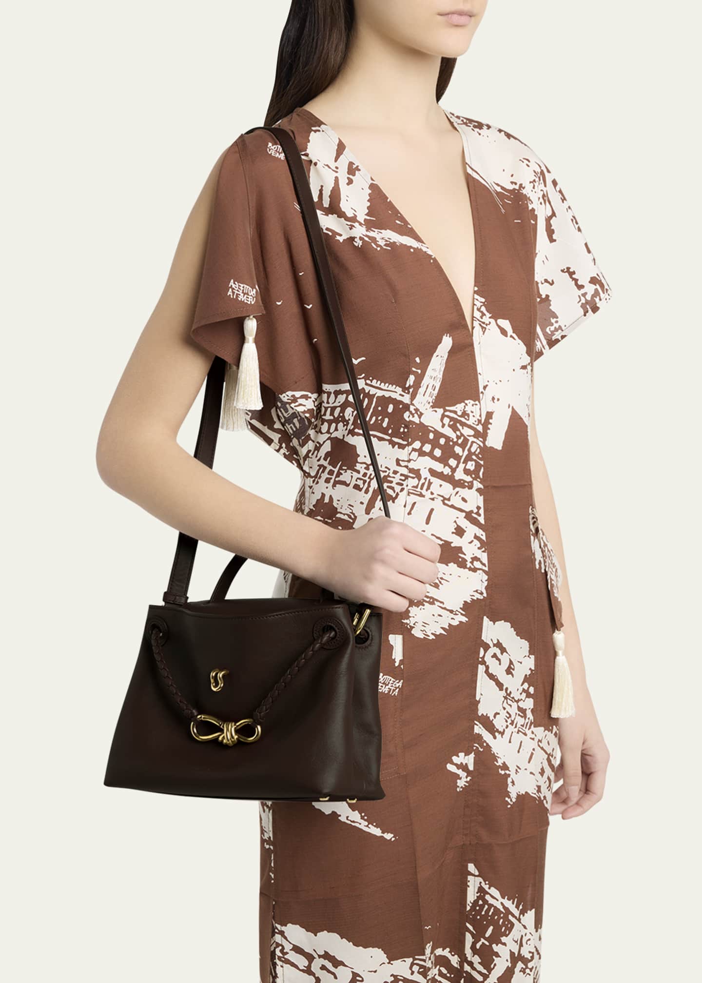 Bottega Veneta Ciao Ciao Small Calfskin Leather Crossbody Bag Image 2 of 6