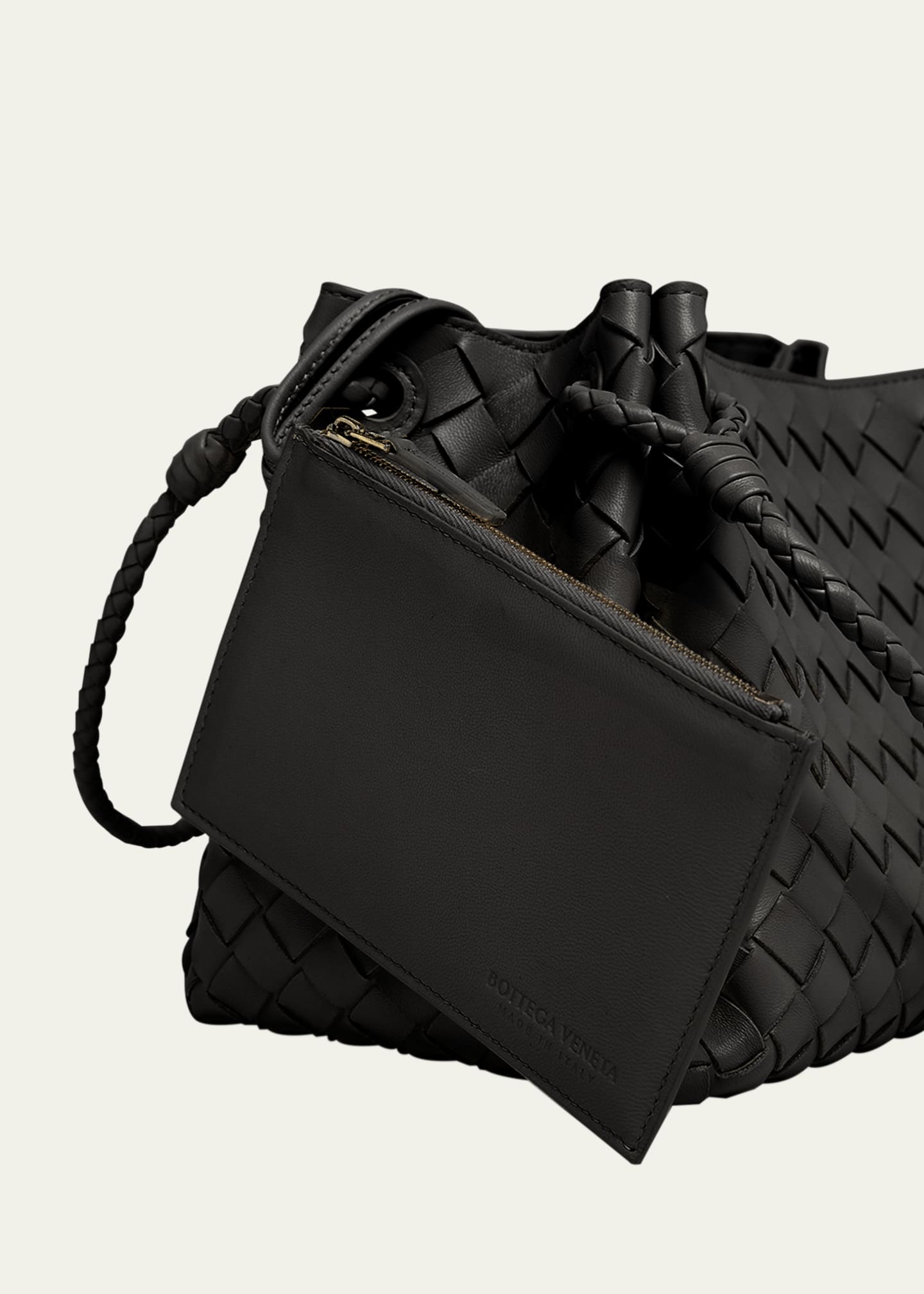 Bottega Veneta Parachute Medium Nappa Leather Shoulder Bag