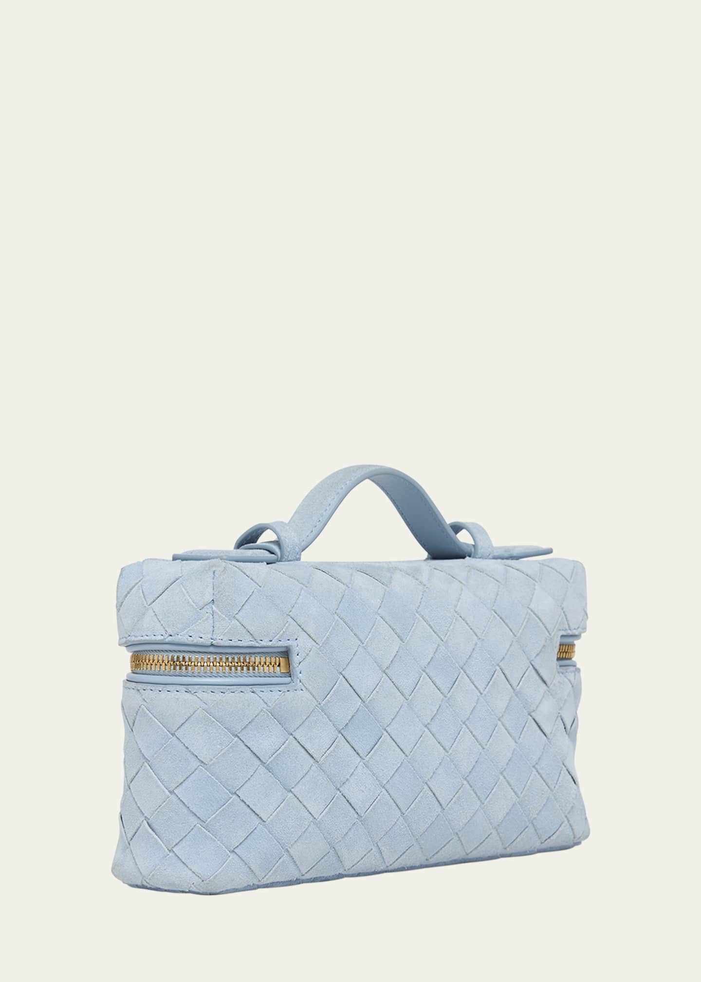 Bottega Veneta Bang Bang Mini Suede Vanity Case Image 3 of 6