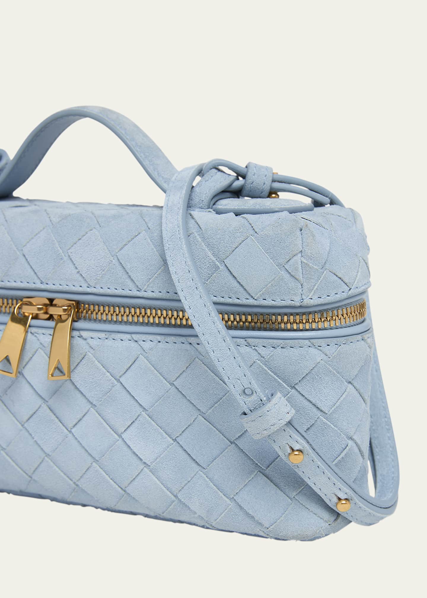 Bottega Veneta Bang Bang Mini Suede Vanity Case Image 6 of 6