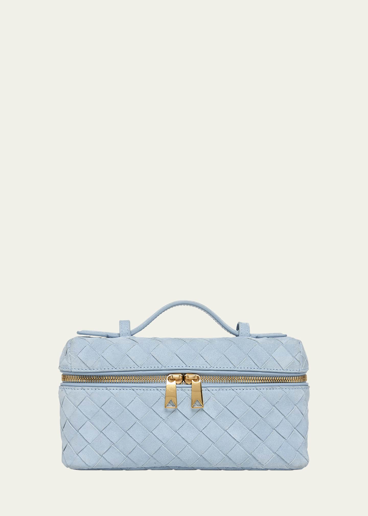 Bottega Veneta Bang Bang Mini Suede Vanity Case Image 1 of 6