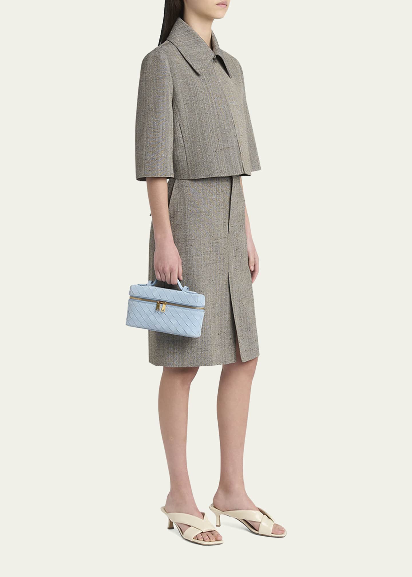 Bottega Veneta Bang Bang Mini Suede Vanity Case Image 5 of 6