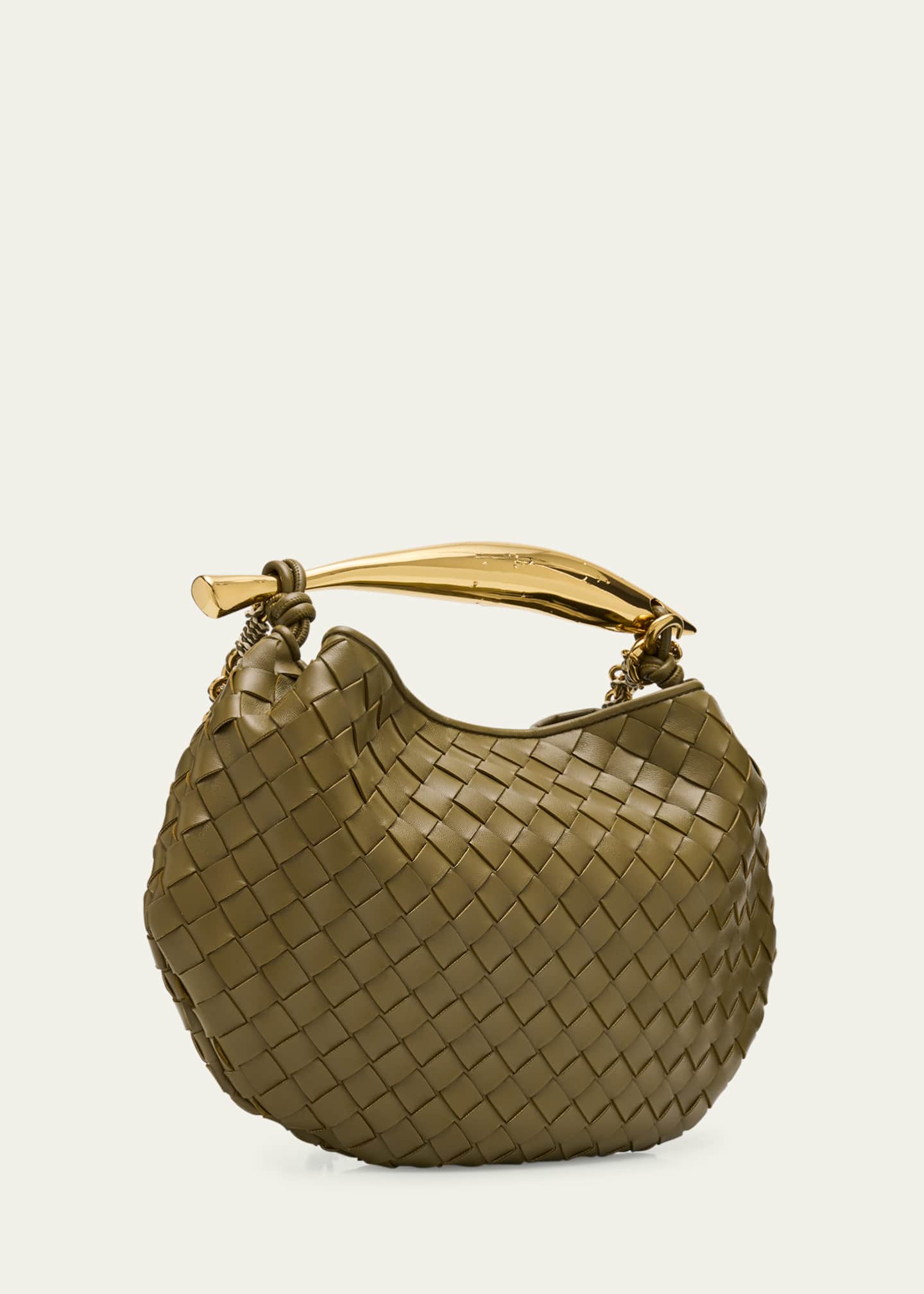 Sardine Small Nappa Leather Top-Handle Bag