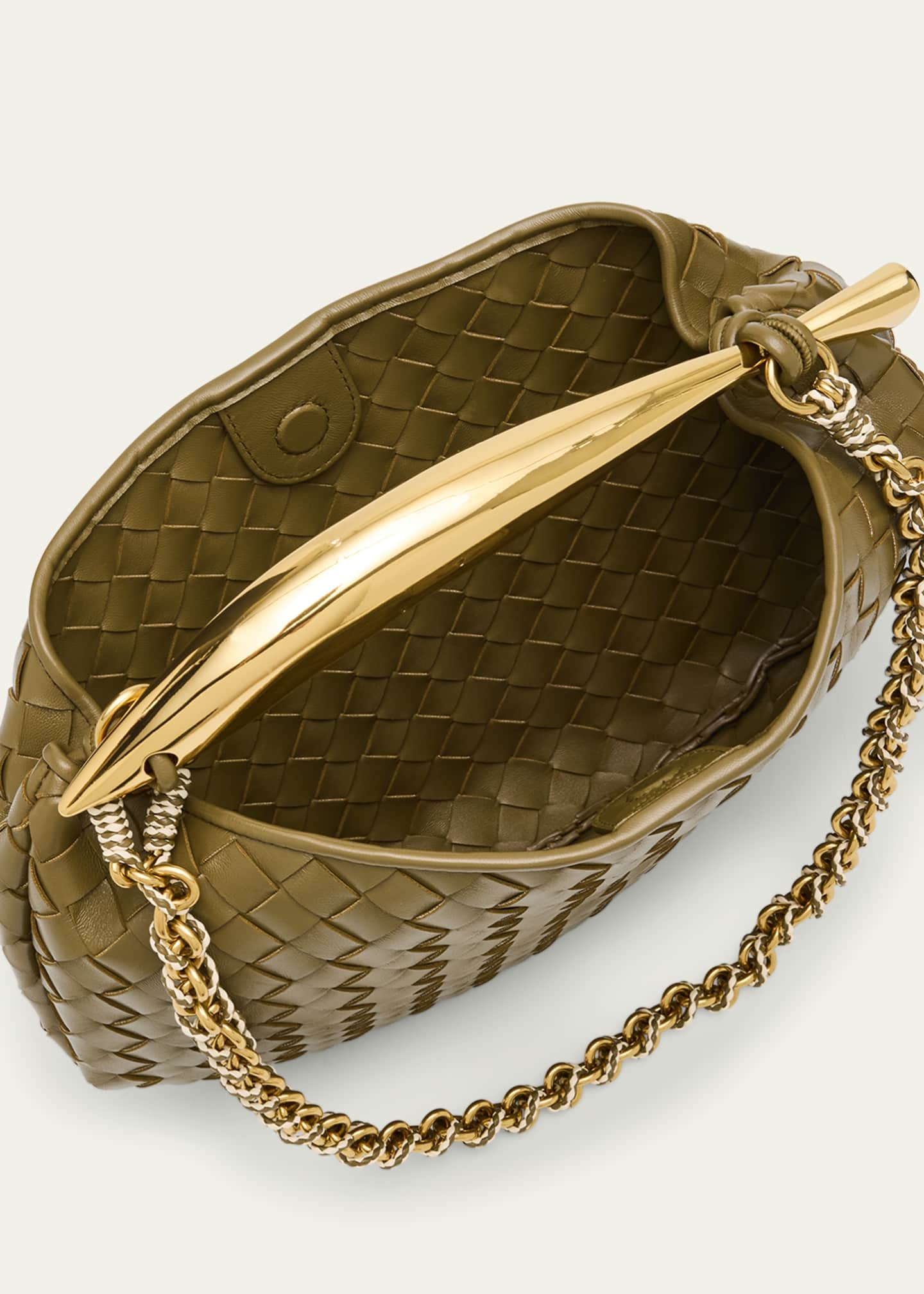 Sardine Small Nappa Leather Top-Handle Bag