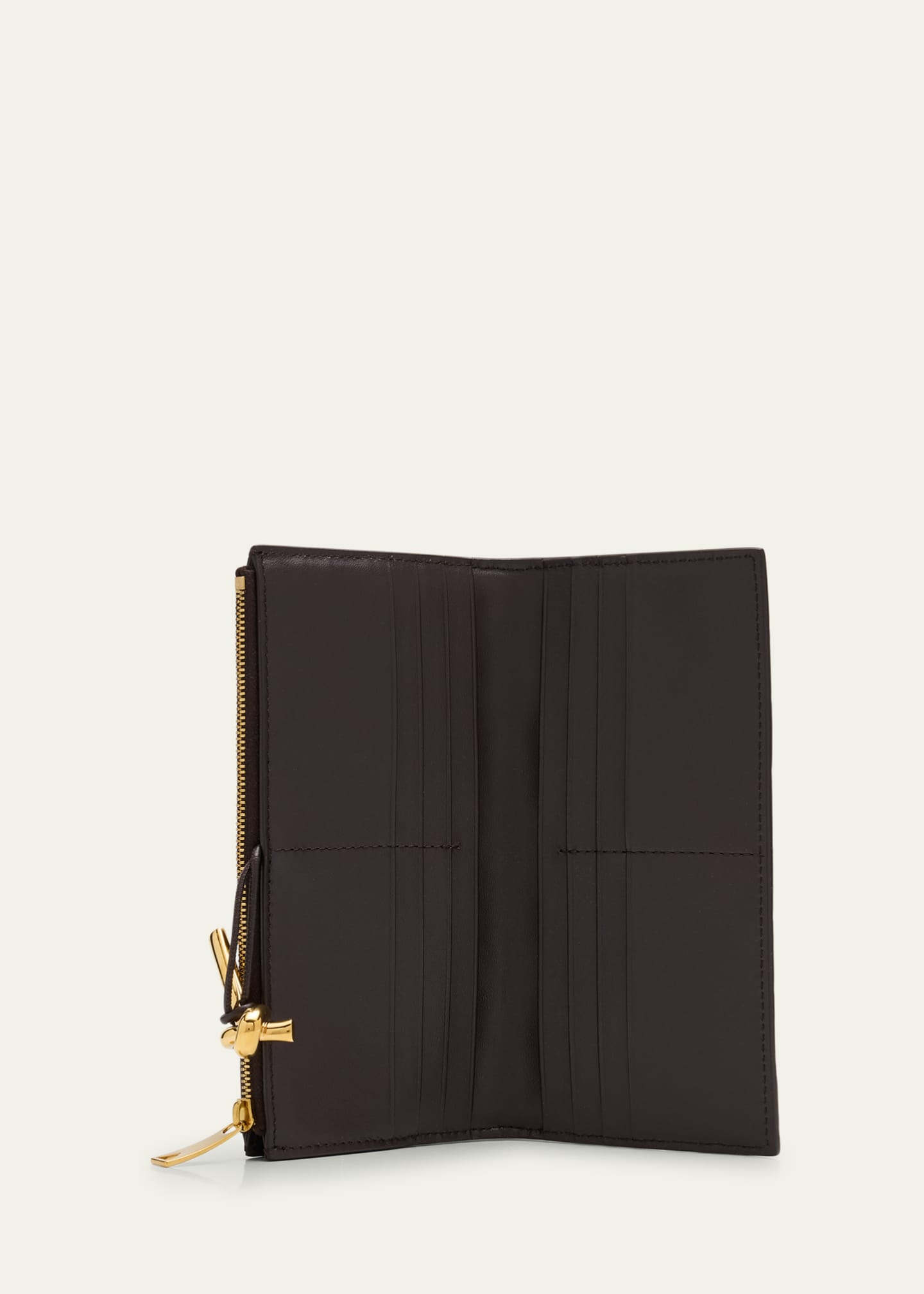 Bottega Veneta Andiamo Leather Long Wallet Image 3 of 4