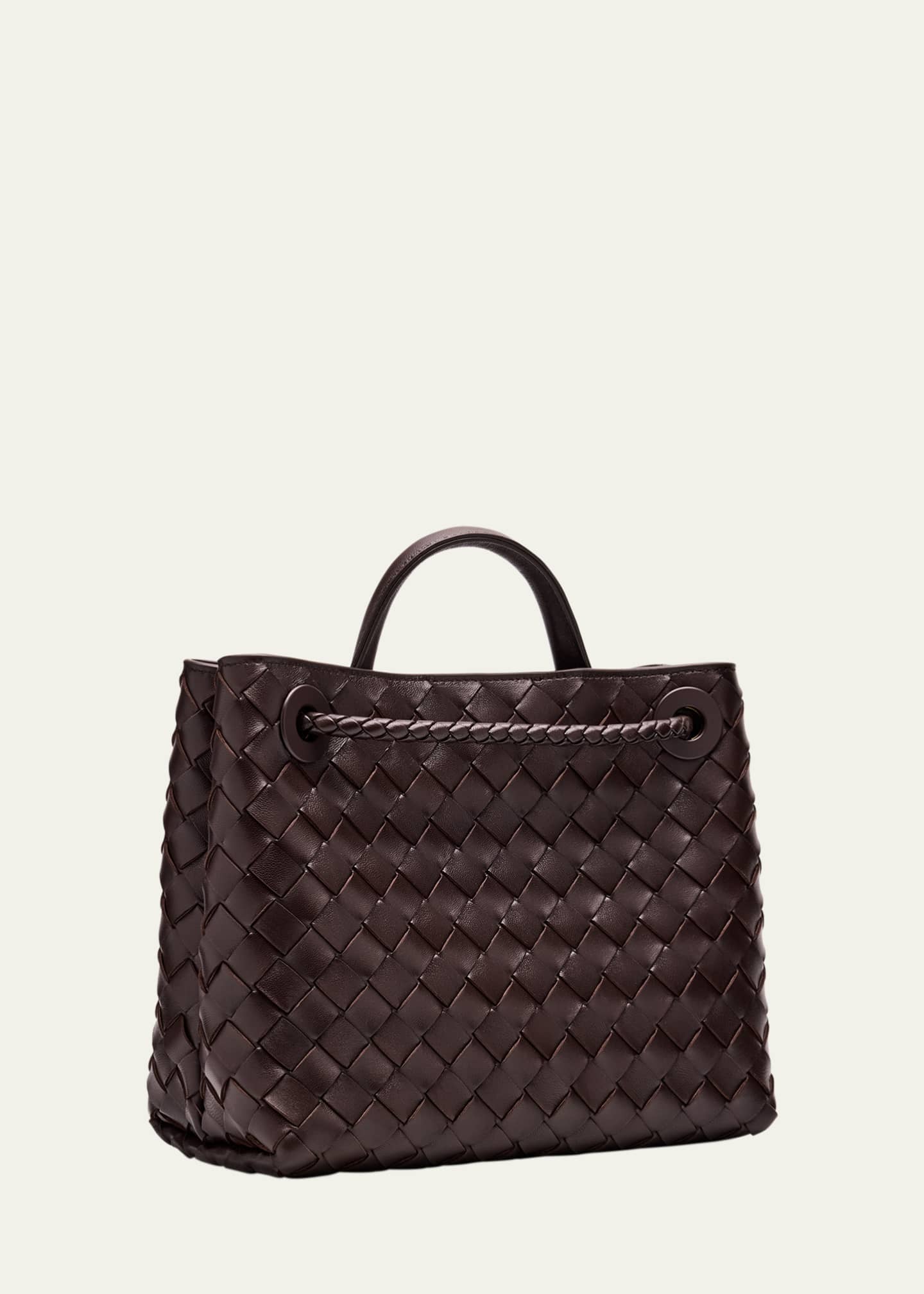【BOTTEGA VENETA】SMALL ANDIAMO TOP HANDLE BAG Bottega Veneta Small Andiamo Intrecciato Leather Top-Handle