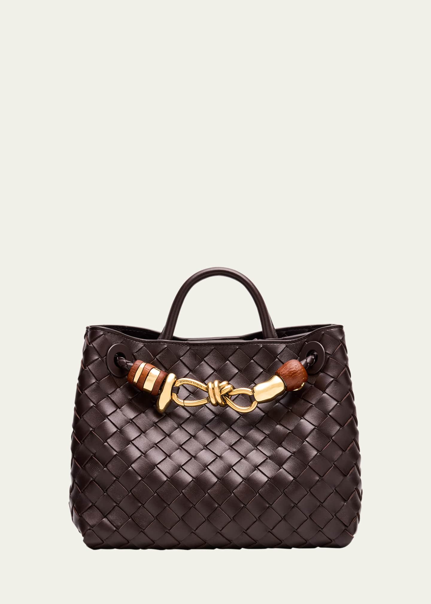 【BOTTEGA VENETA】SMALL ANDIAMO TOP HANDLE BAG Bottega Veneta Andiamo Small Leather Top-handle Bag