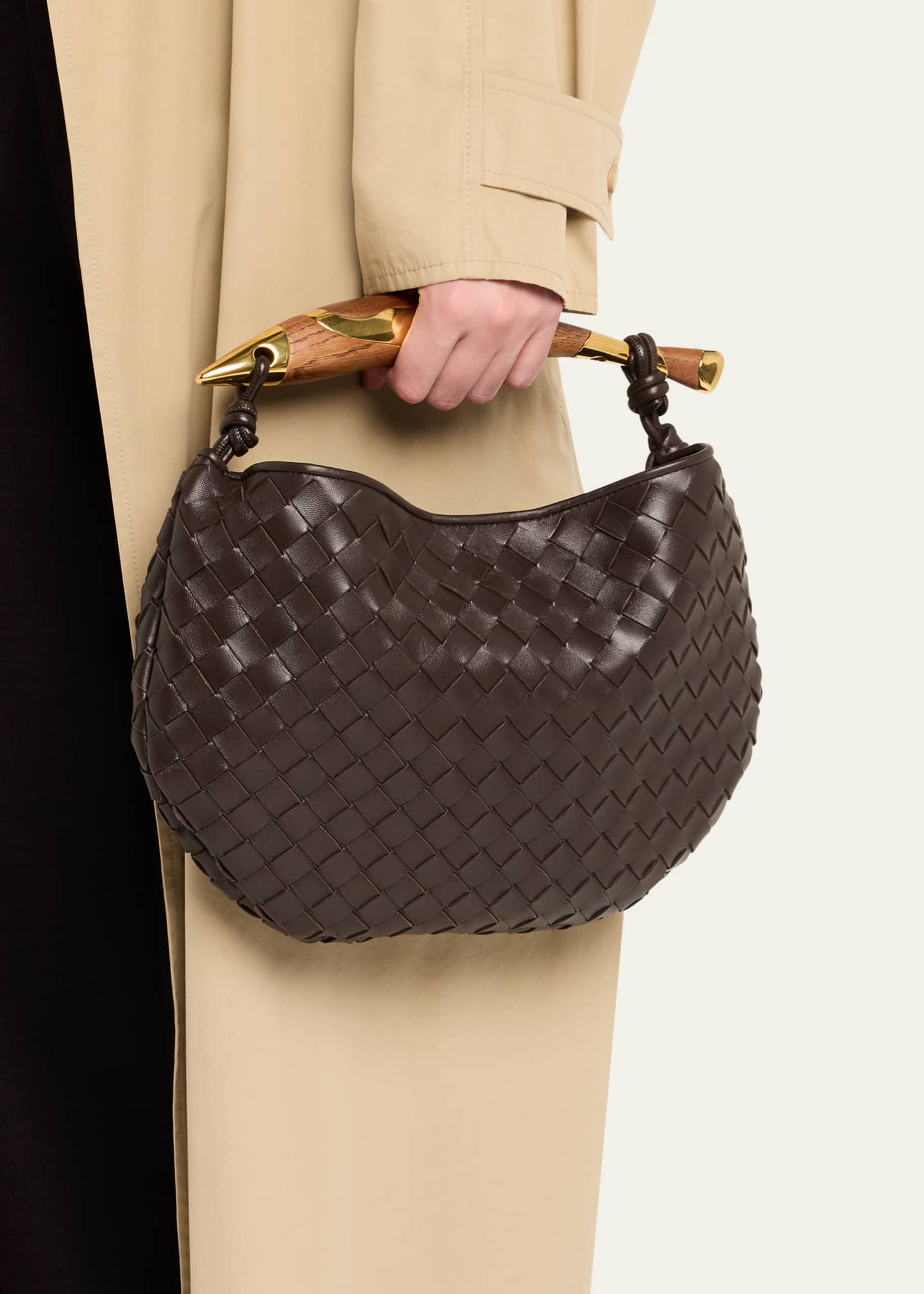 Sardine Small Leather Top-Handle Bag