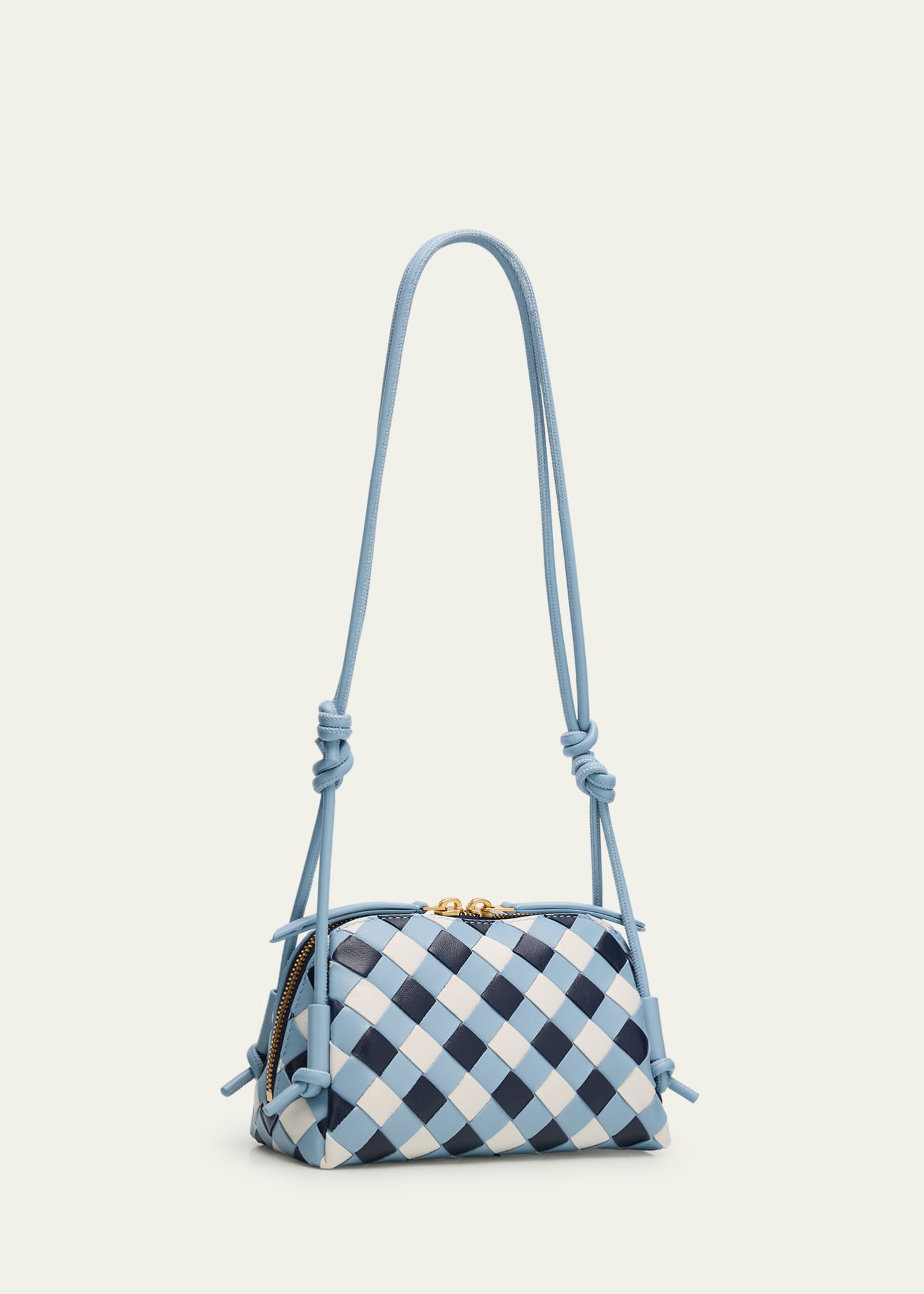 Bottega Veneta Nappa Leather Crossbody Pouch Bag Image 3 of 6