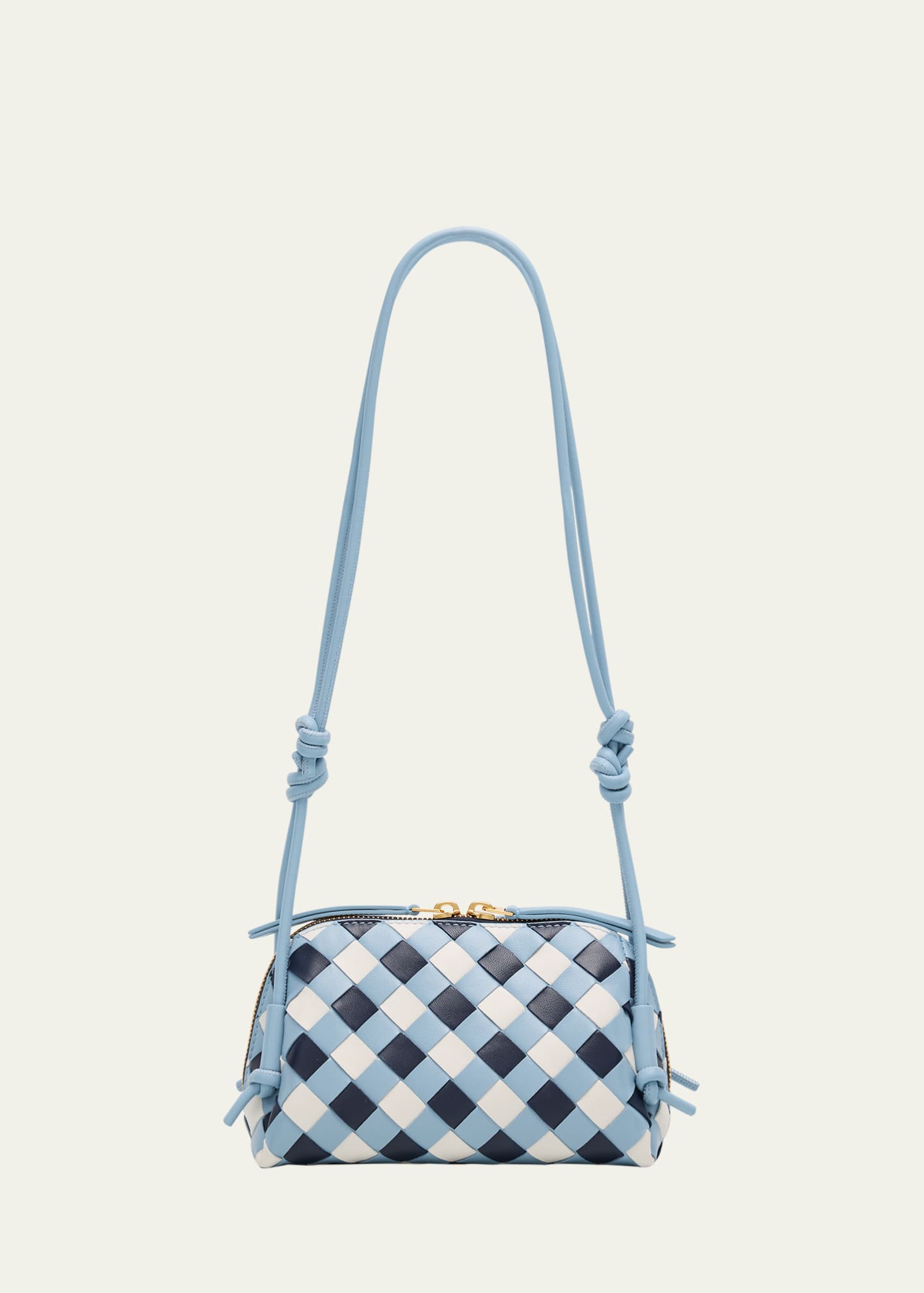 Bottega Veneta Nappa Leather Crossbody Pouch Bag Image 1 of 6