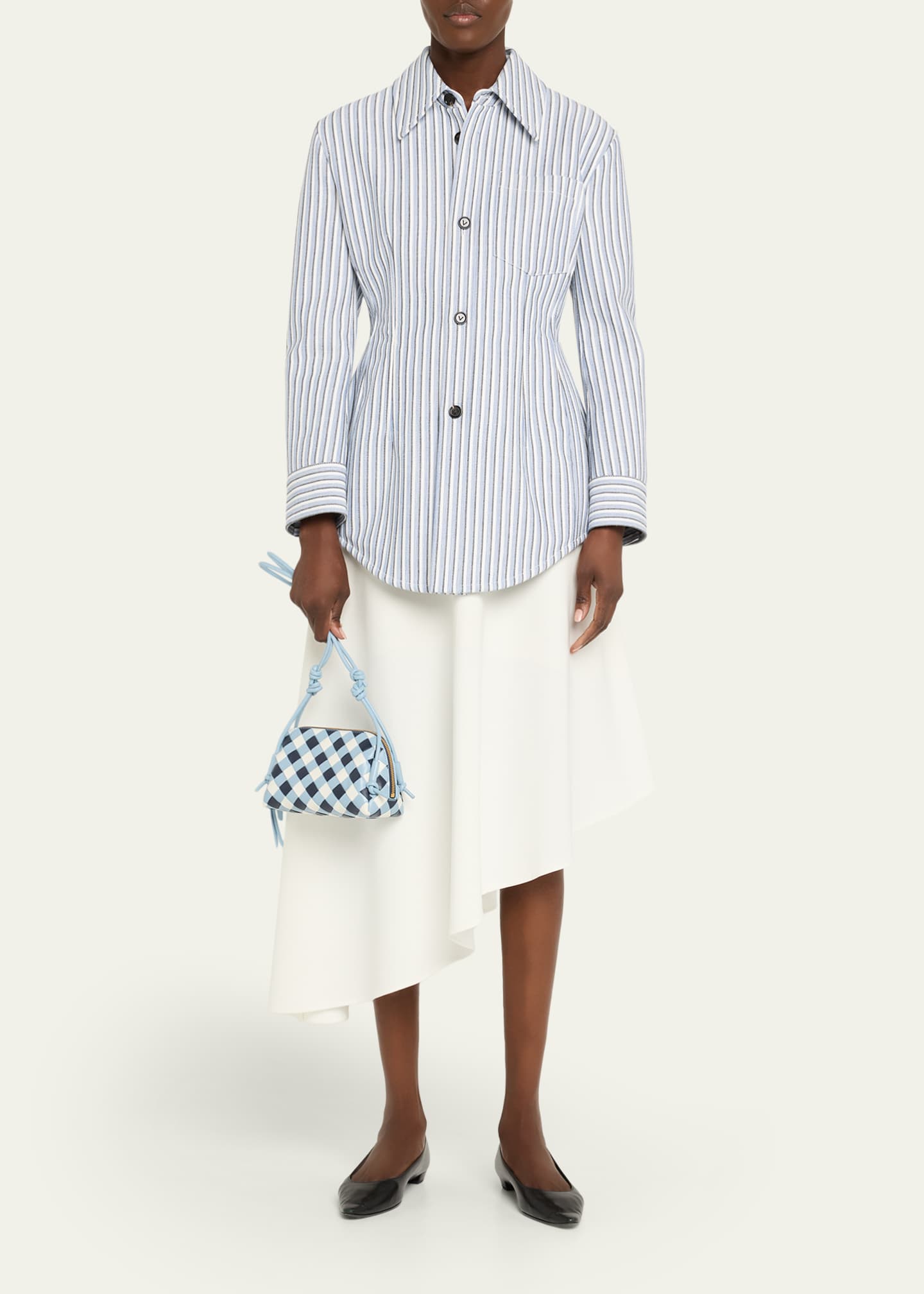 Bottega Veneta Nappa Leather Crossbody Pouch Bag Image 5 of 6