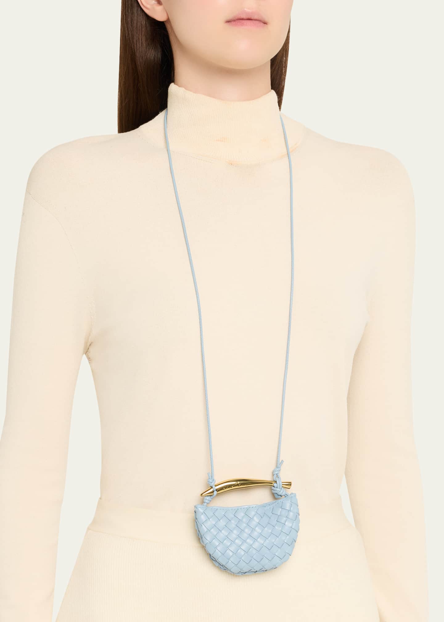 Bottega Veneta 正規品　新品　　せいちゃん様お決まり Bottega Veneta Sardine Leather Necklace Bag - Bergdorf Goodman