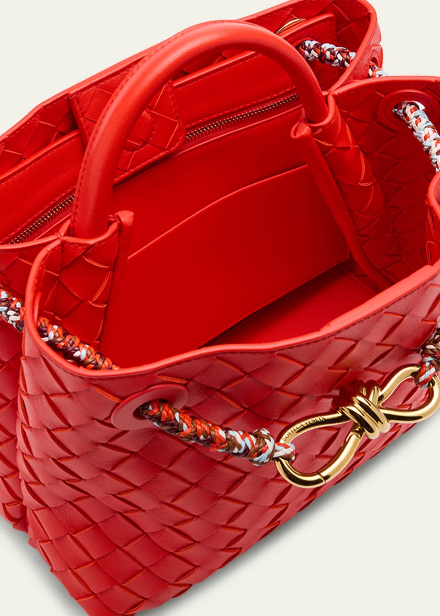 Bottega Veneta Andiamo Small Leather Top-Handle Bag - Bergdorf Goodman