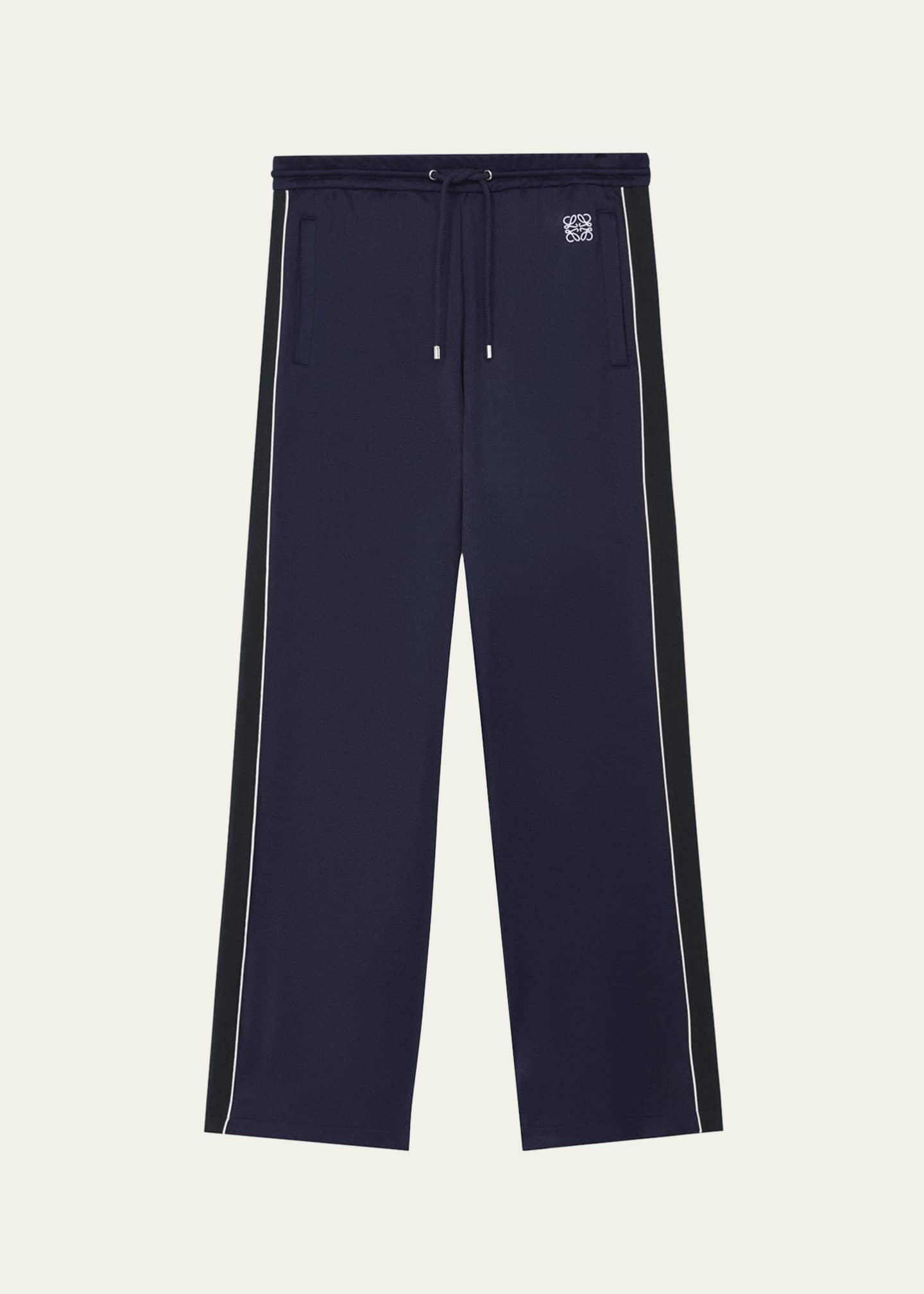 Loewe Men's Navy Technical Jersey Tracksuit Pants Image 1 of 3