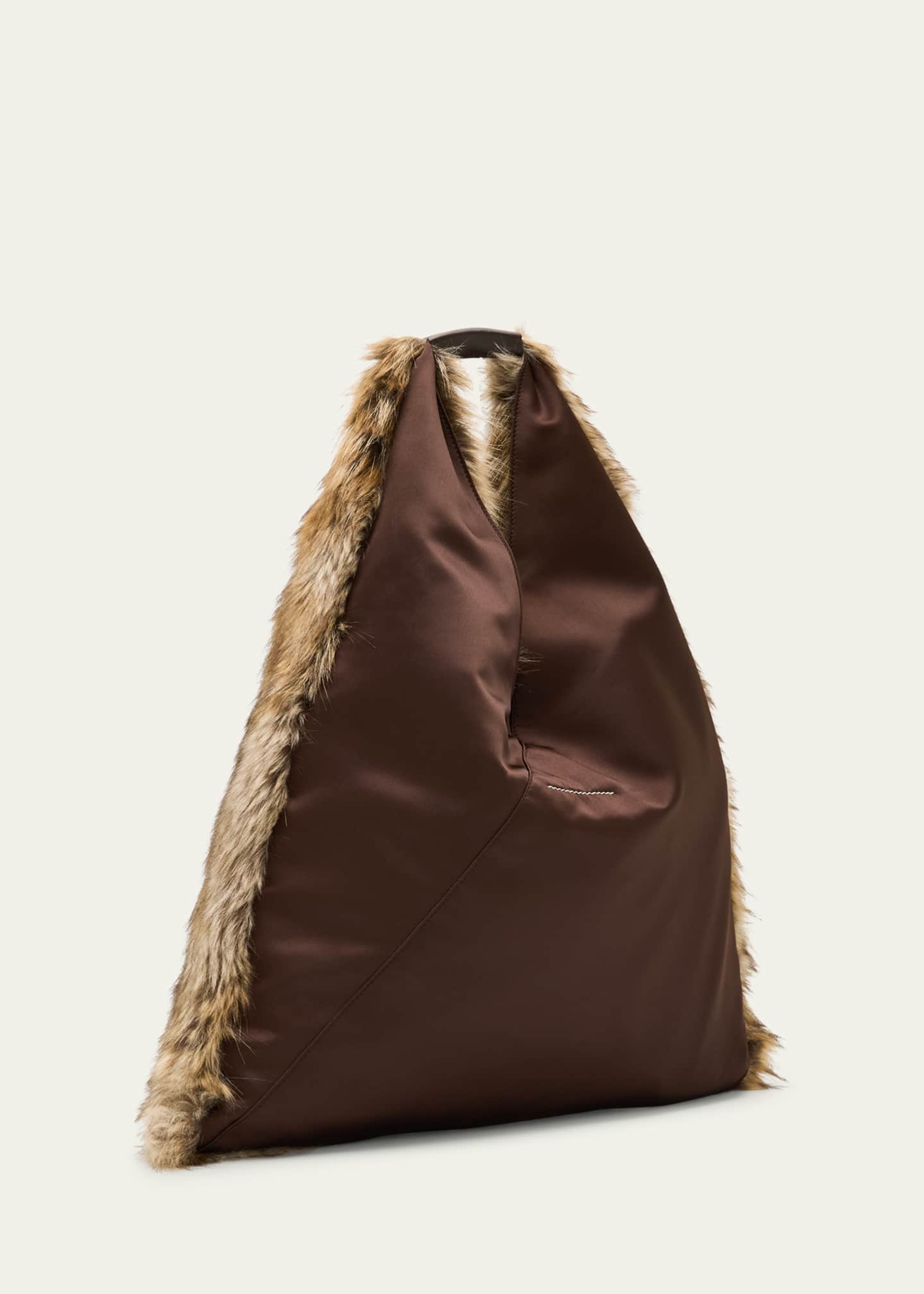 MM6 Maison Margiela Classic Japanese Faux Fur Shoulder Bag