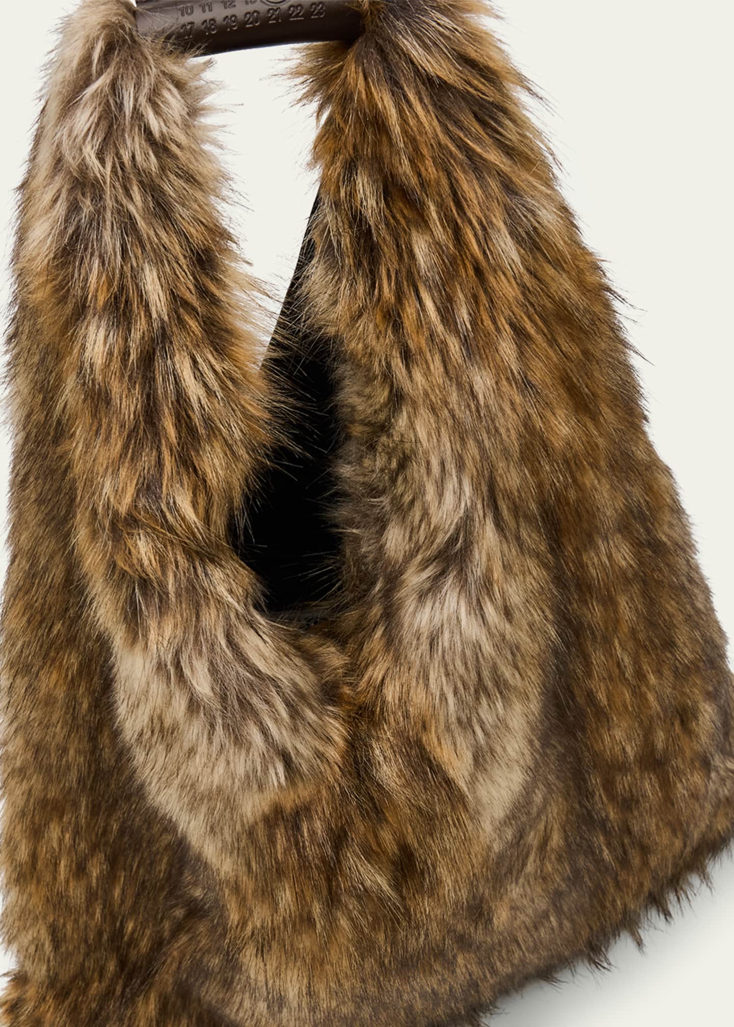 MM6 Maison Margiela Classic Japanese Faux Fur Shoulder Bag