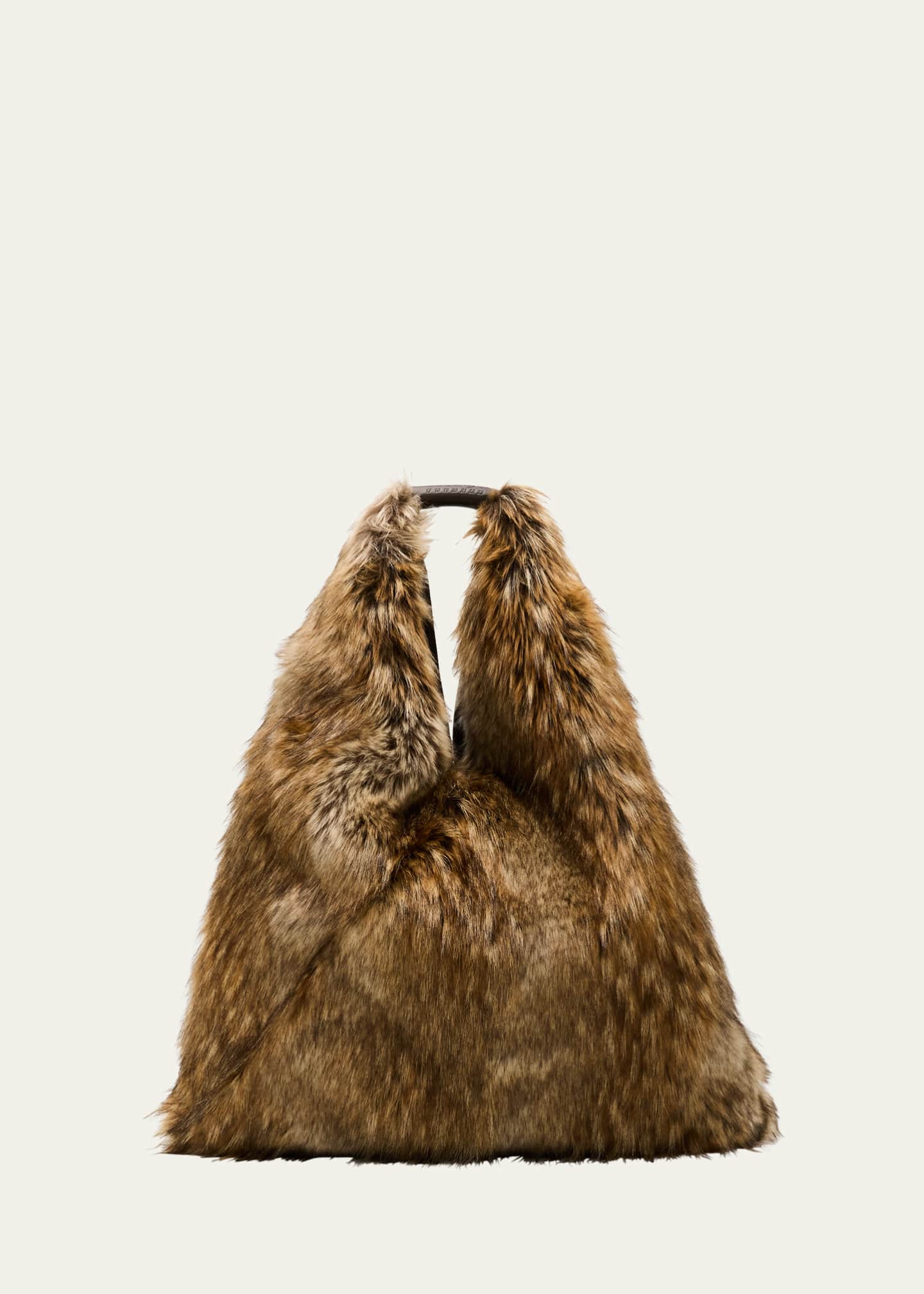 MM6 Maison Margiela Classic Japanese Faux Fur Shoulder Bag