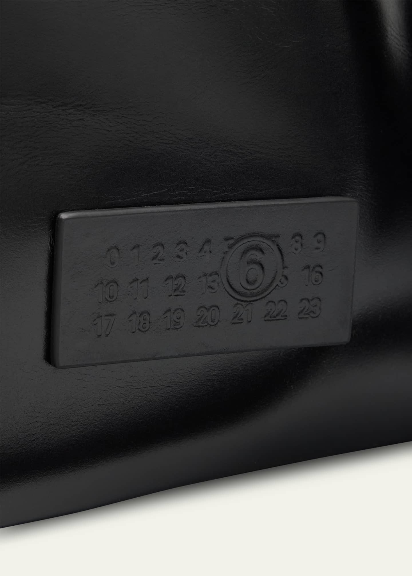 MM6 Maison Margiela Numeric East-West Leather Tote Bag
