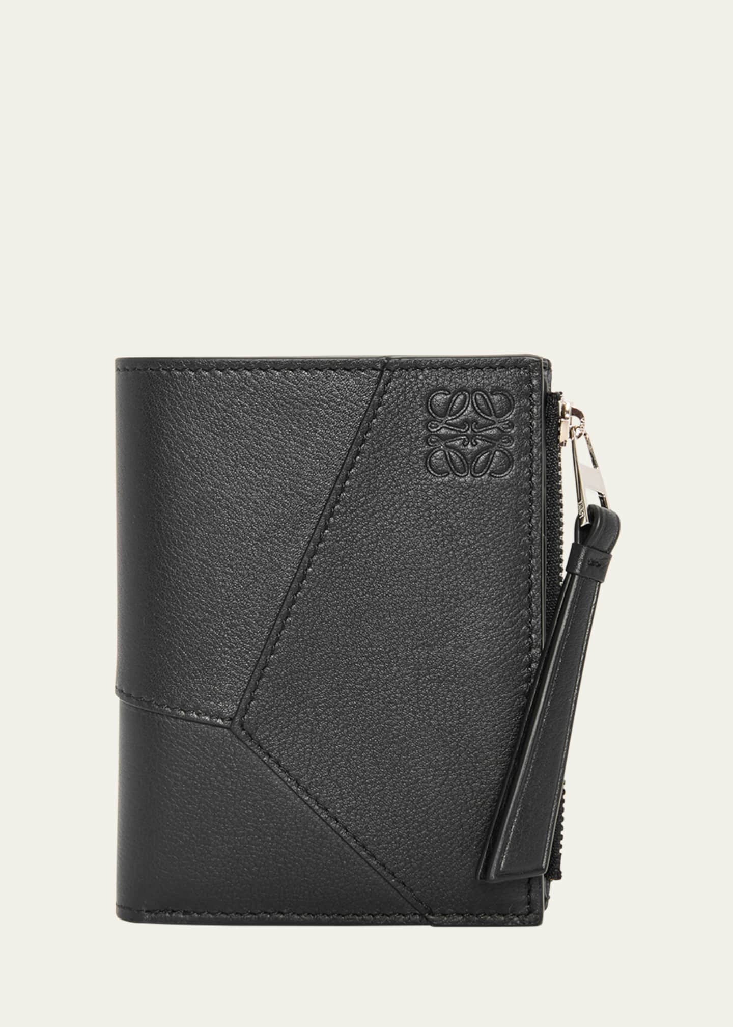 Loewe Men's Puzzle Slim Compact Calfskin Bifold Wallet - Bergdorf