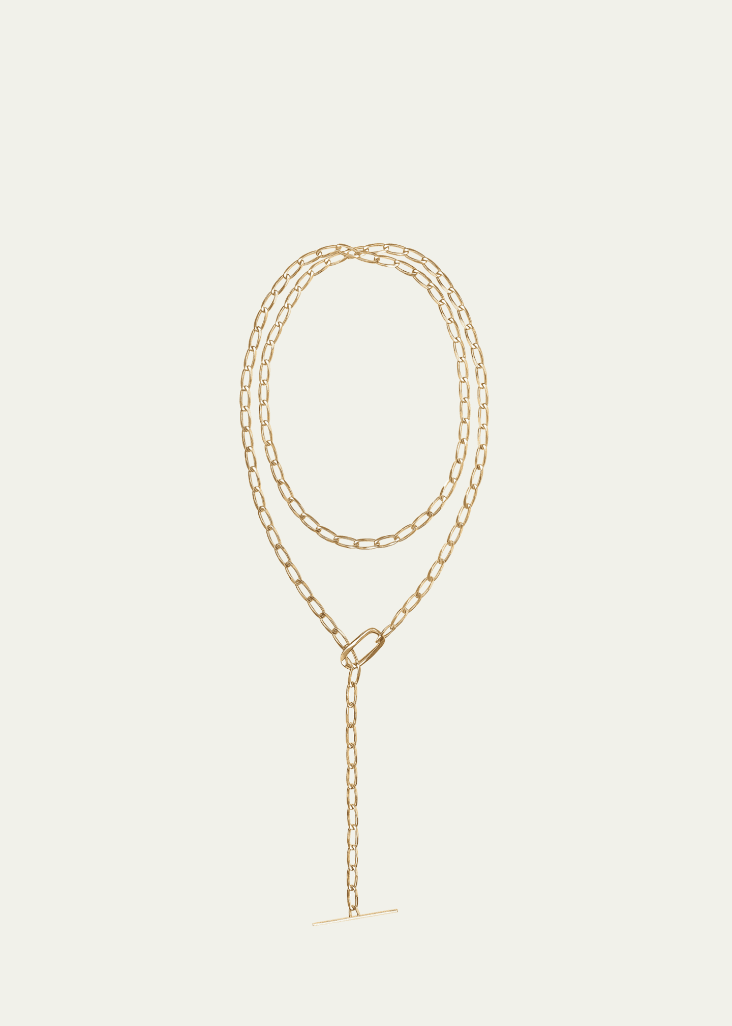 Lana 14K Yellow Gold Biography Wrap Toggle Lariat, 39"L Image 1 of 3