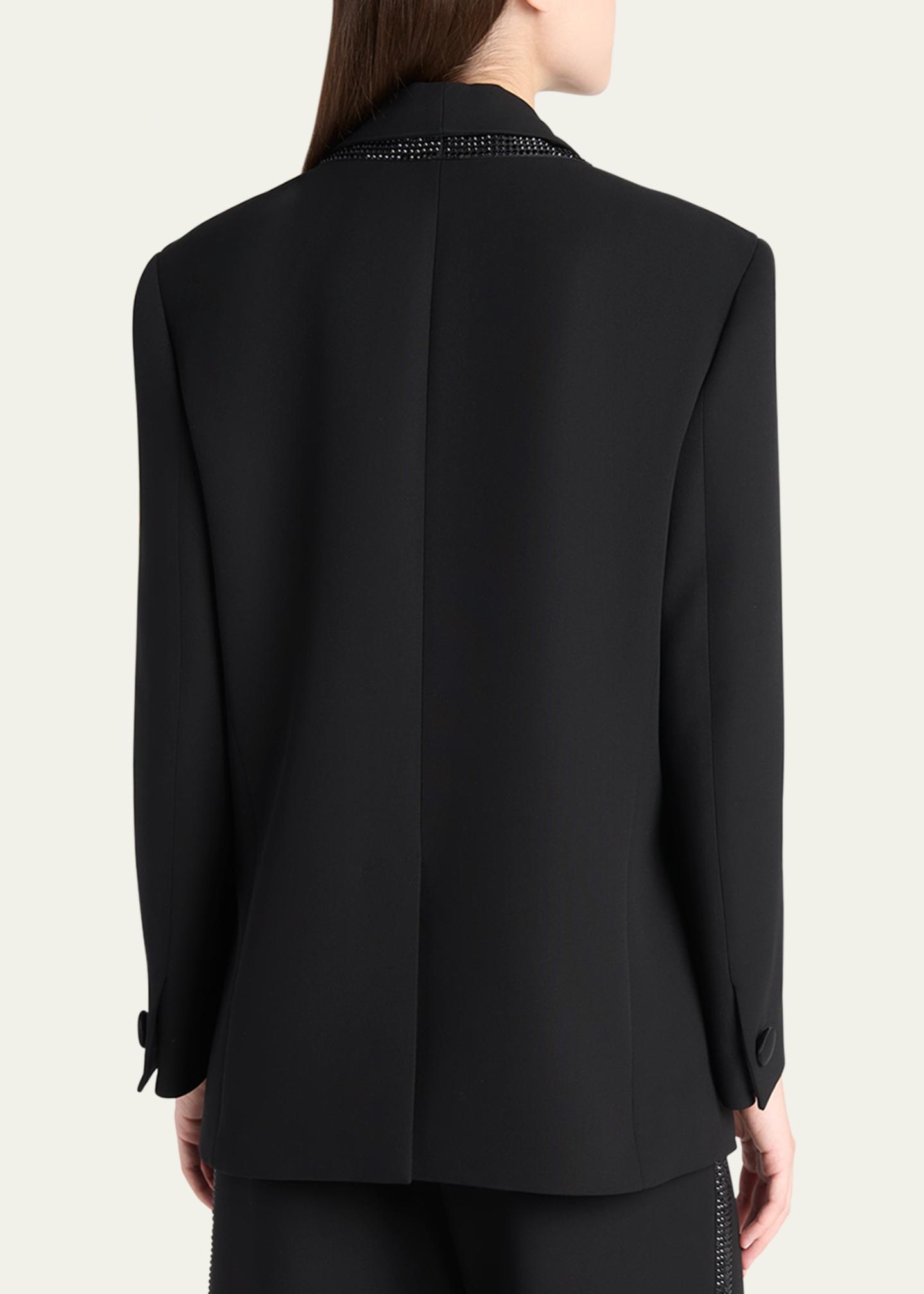 Giorgio Armani Beaded Silk Tuxedo Jacket - Bergdorf Goodman