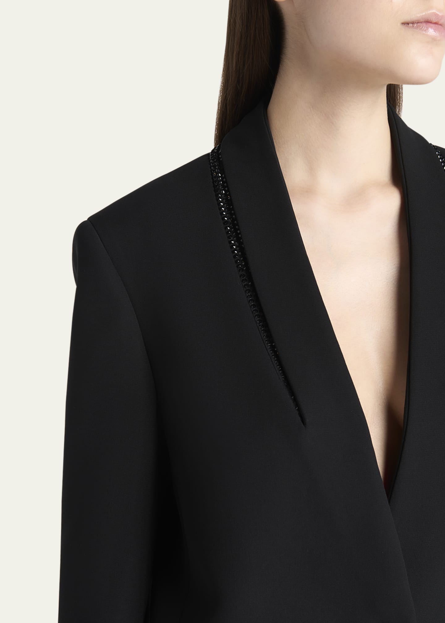 Giorgio Armani Beaded Silk Tuxedo Jacket - Bergdorf Goodman