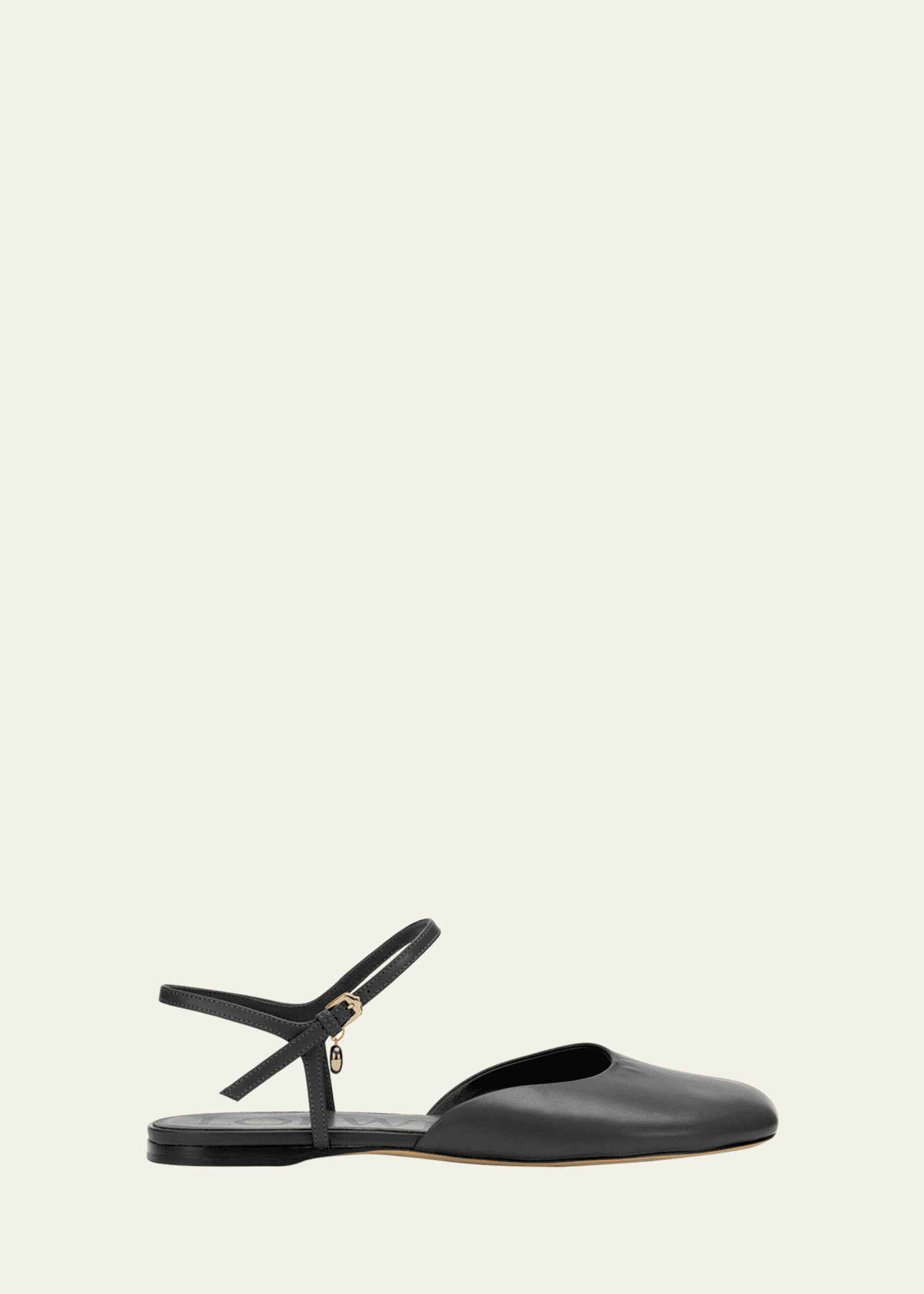 Loewe Toy Ankle-Strap Ballerina Flats