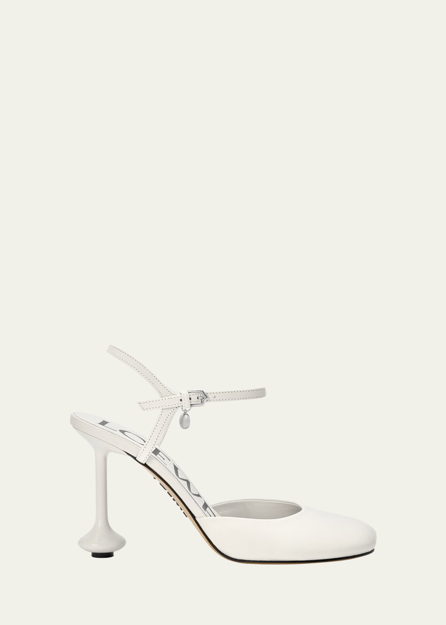 Loewe Toy Leather Ankle-Strap Pumps Image 1 of 3