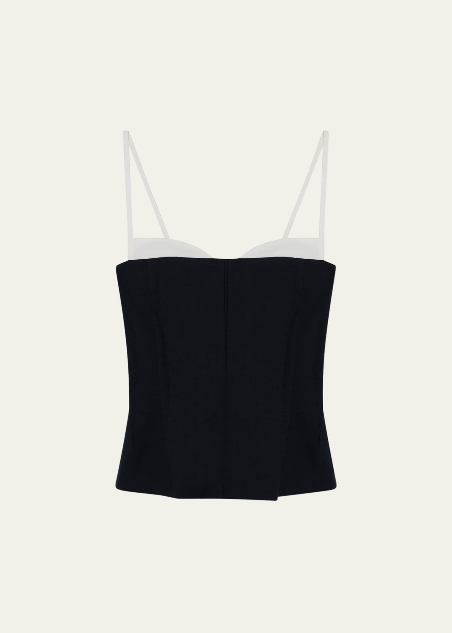 Simkhai Charlee Bustier Top in Black Multi