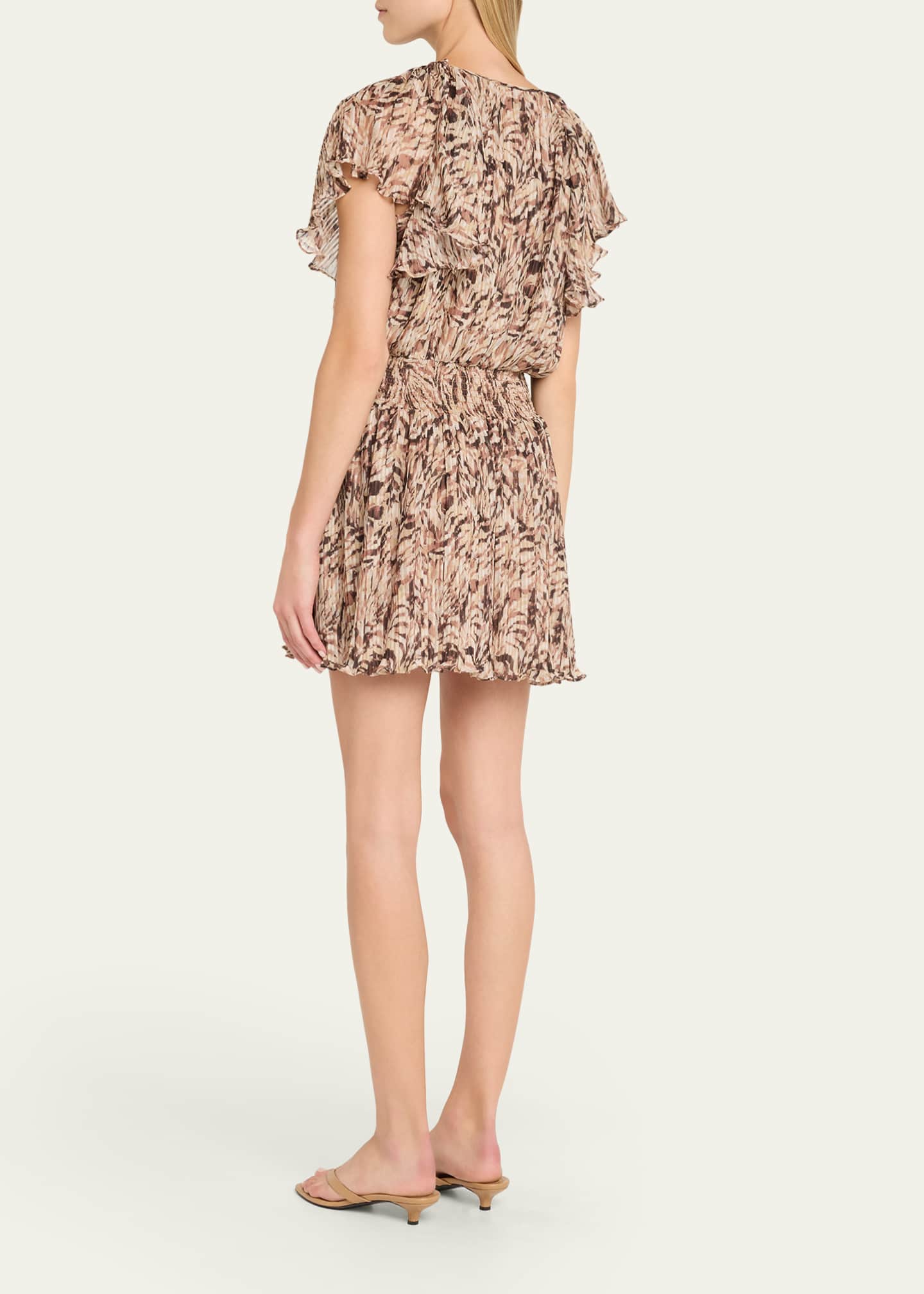 Felicia Pleated Mini Dress - Thumbnail 3