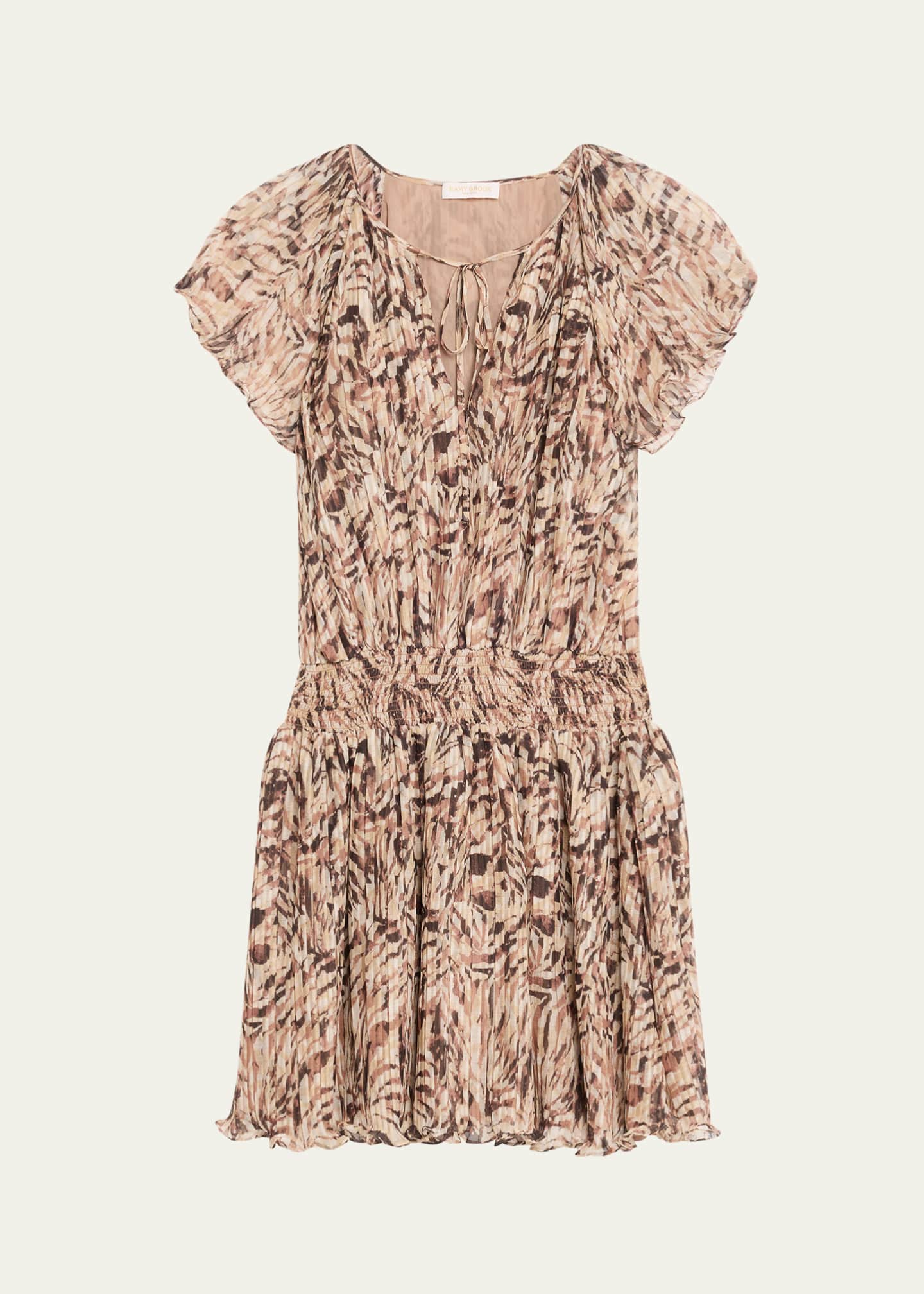 Felicia Pleated Mini Dress - Thumbnail 1
