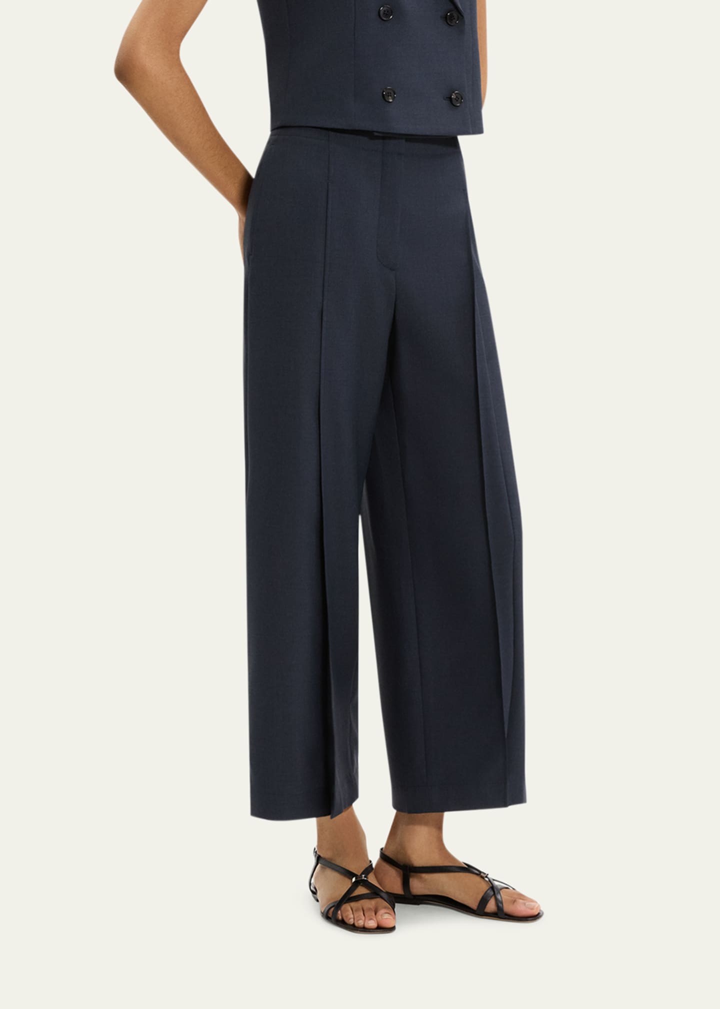Deep Pleat Pants
