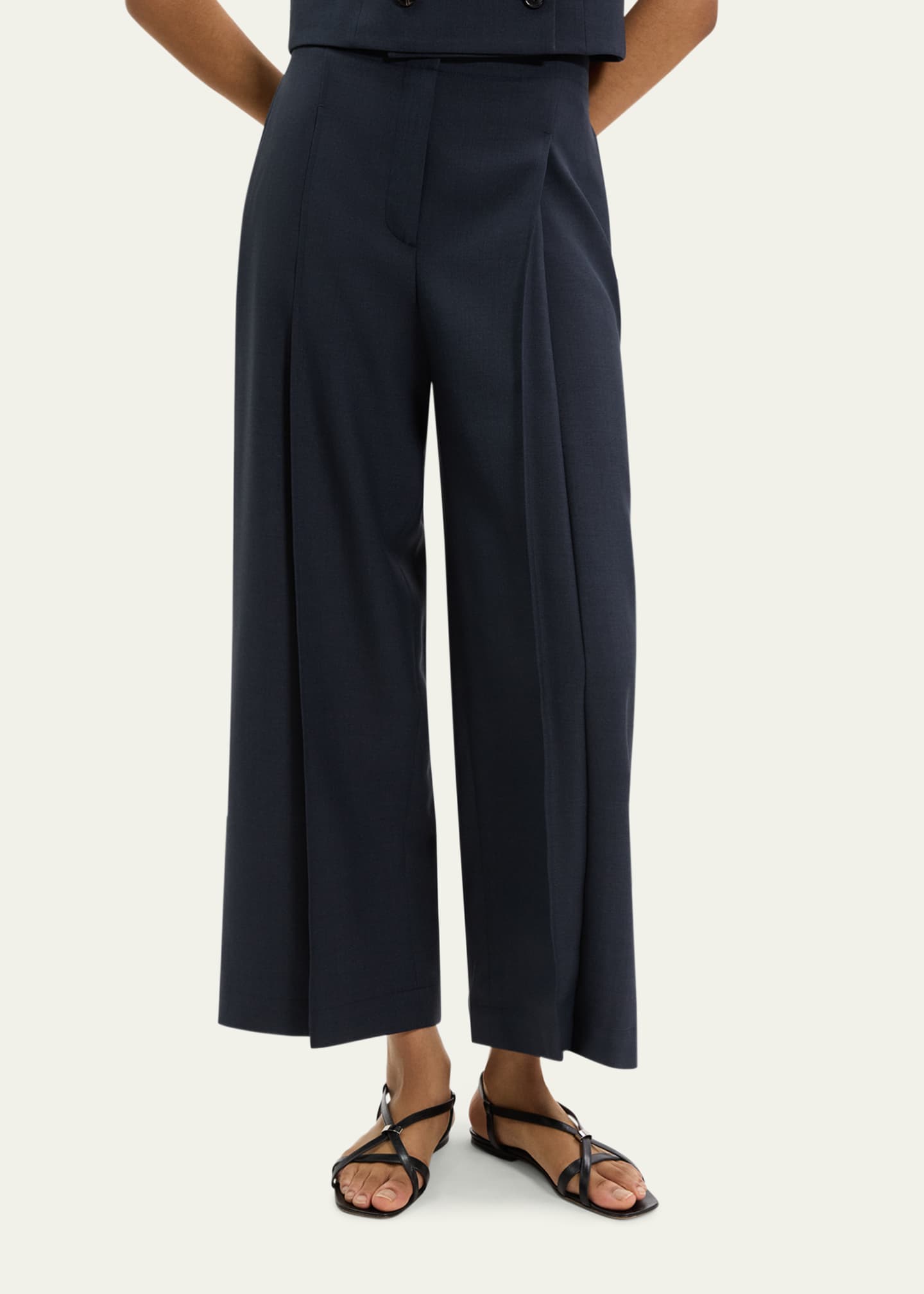 Deep Pleat Pants