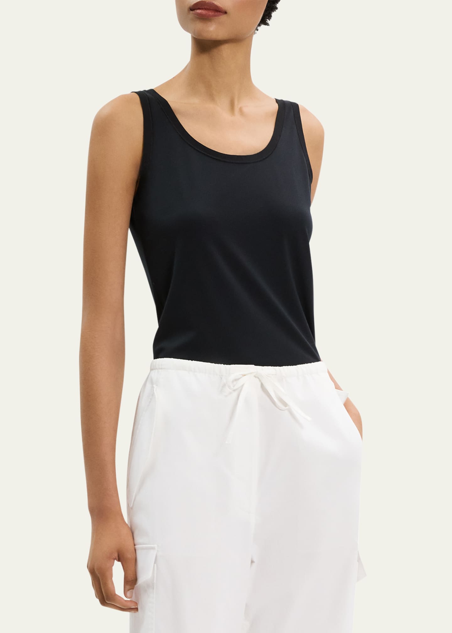 Sweater Trim Tank Top - Thumbnail 5