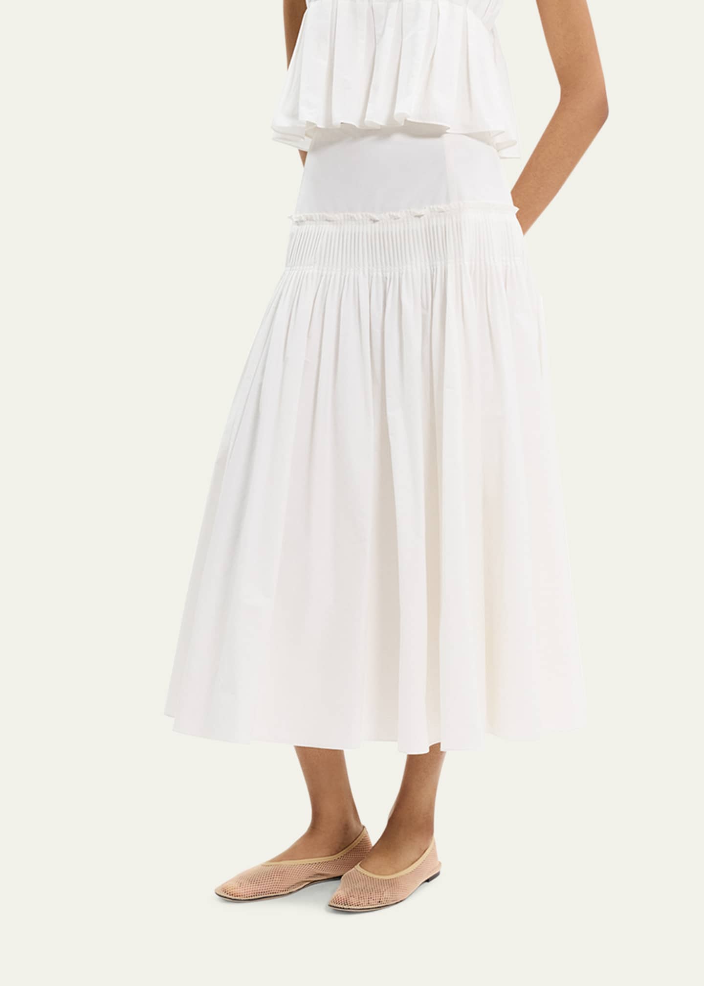 High-Rise Yoke Skirt - Thumbnail 4