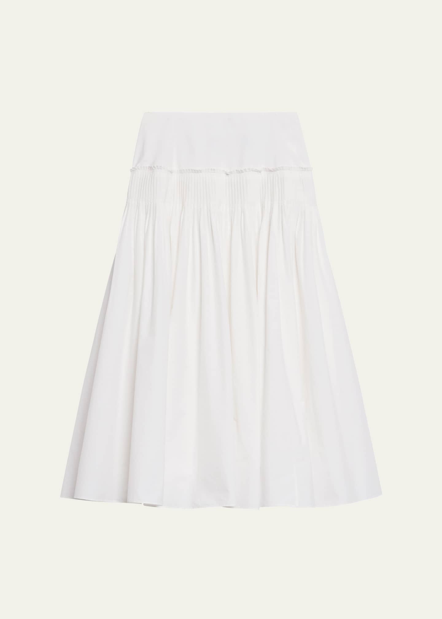 High-Rise Yoke Skirt - Thumbnail 1