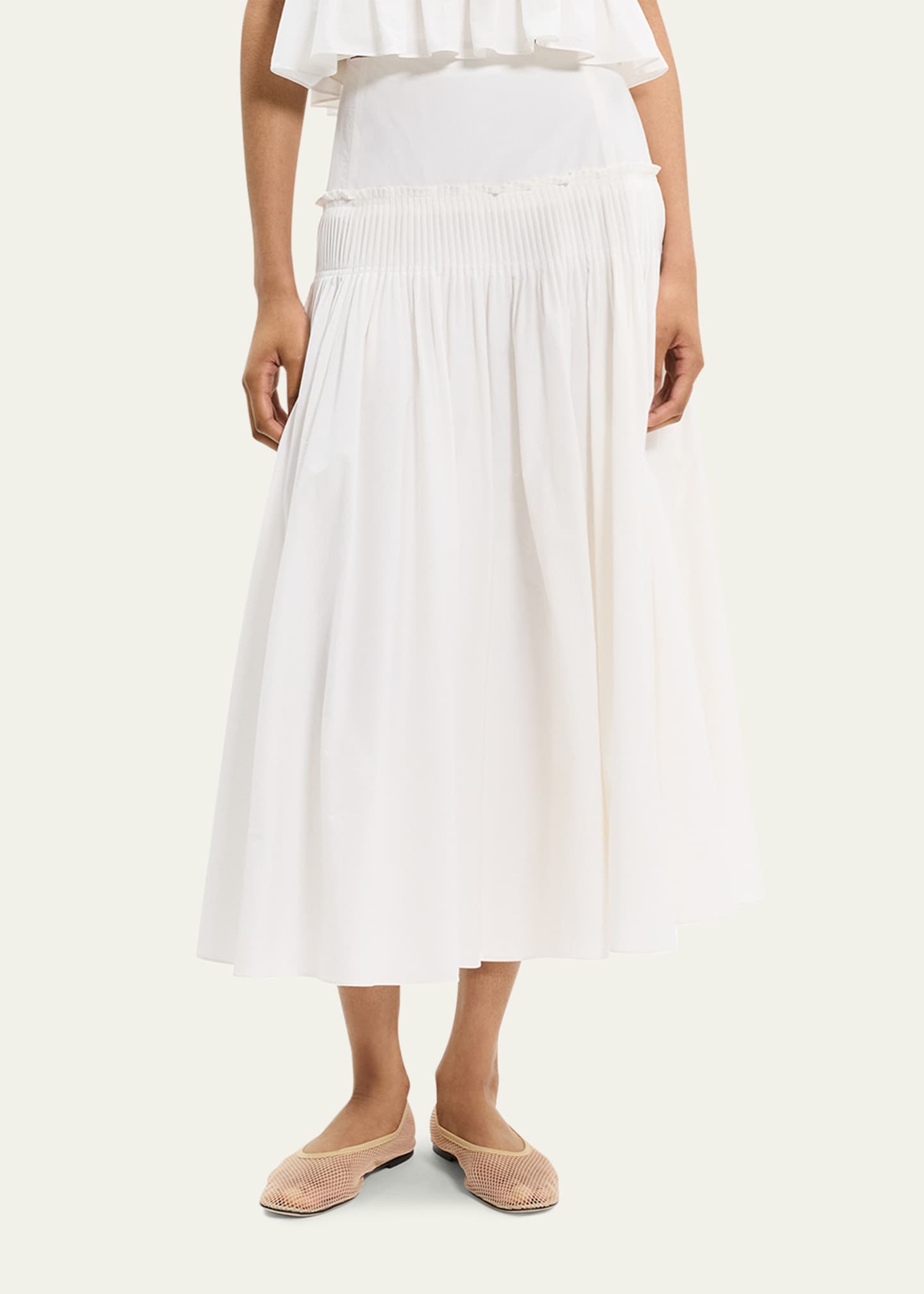 High-Rise Yoke Skirt - Thumbnail 5