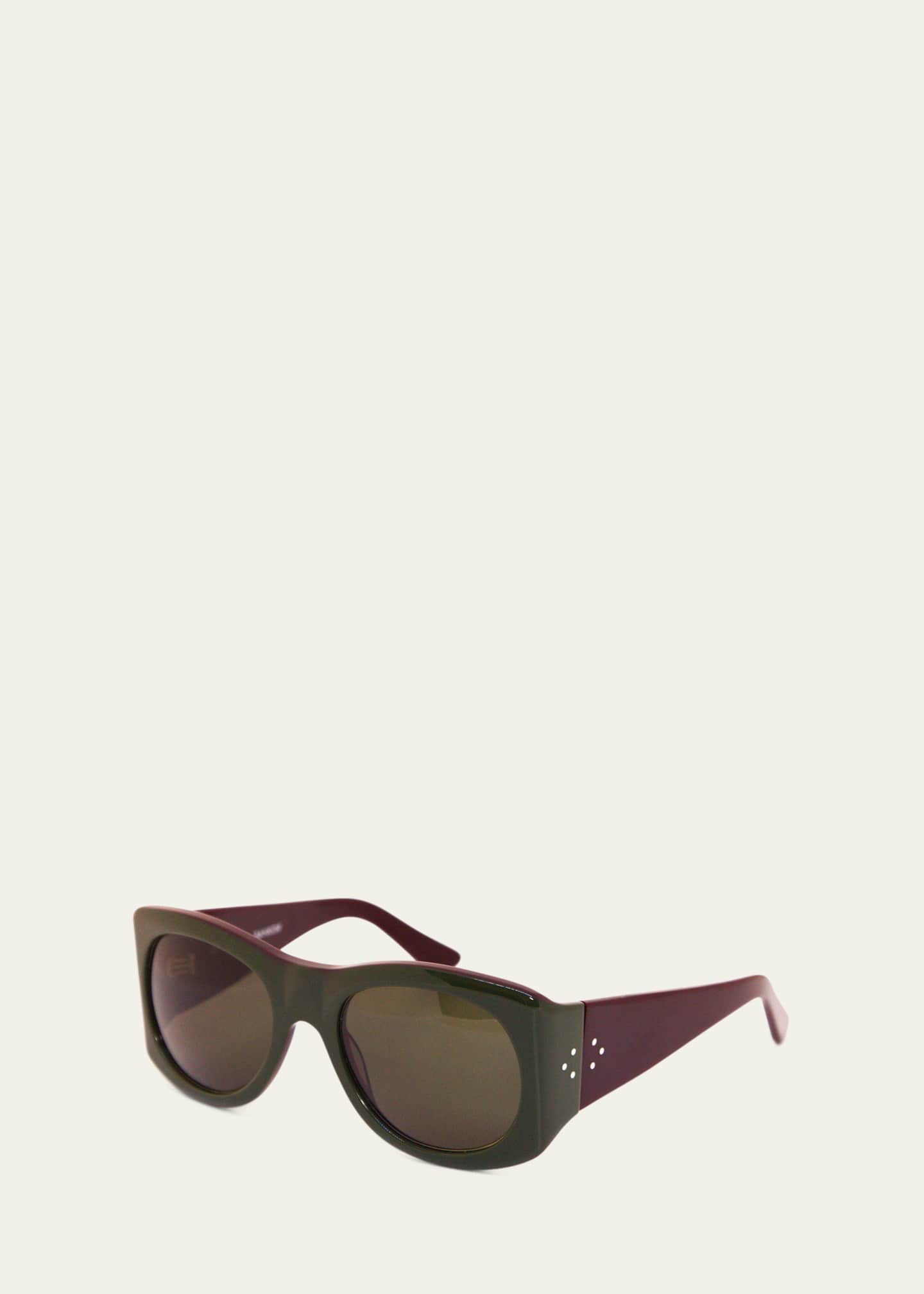 Selima Optique x Zankov Aleksandr Square Acetate Sunglasses Image 2 of 3