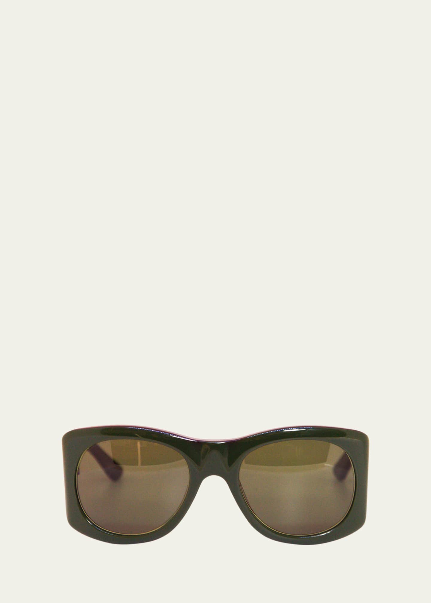 Selima Optique x Zankov Aleksandr Square Acetate Sunglasses Image 1 of 3