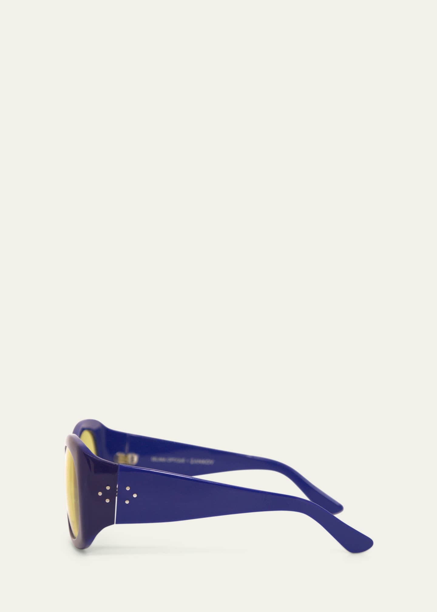 Selima Optique x Zankov Aleksandr Square Acetate Sunglasses Image 3 of 3