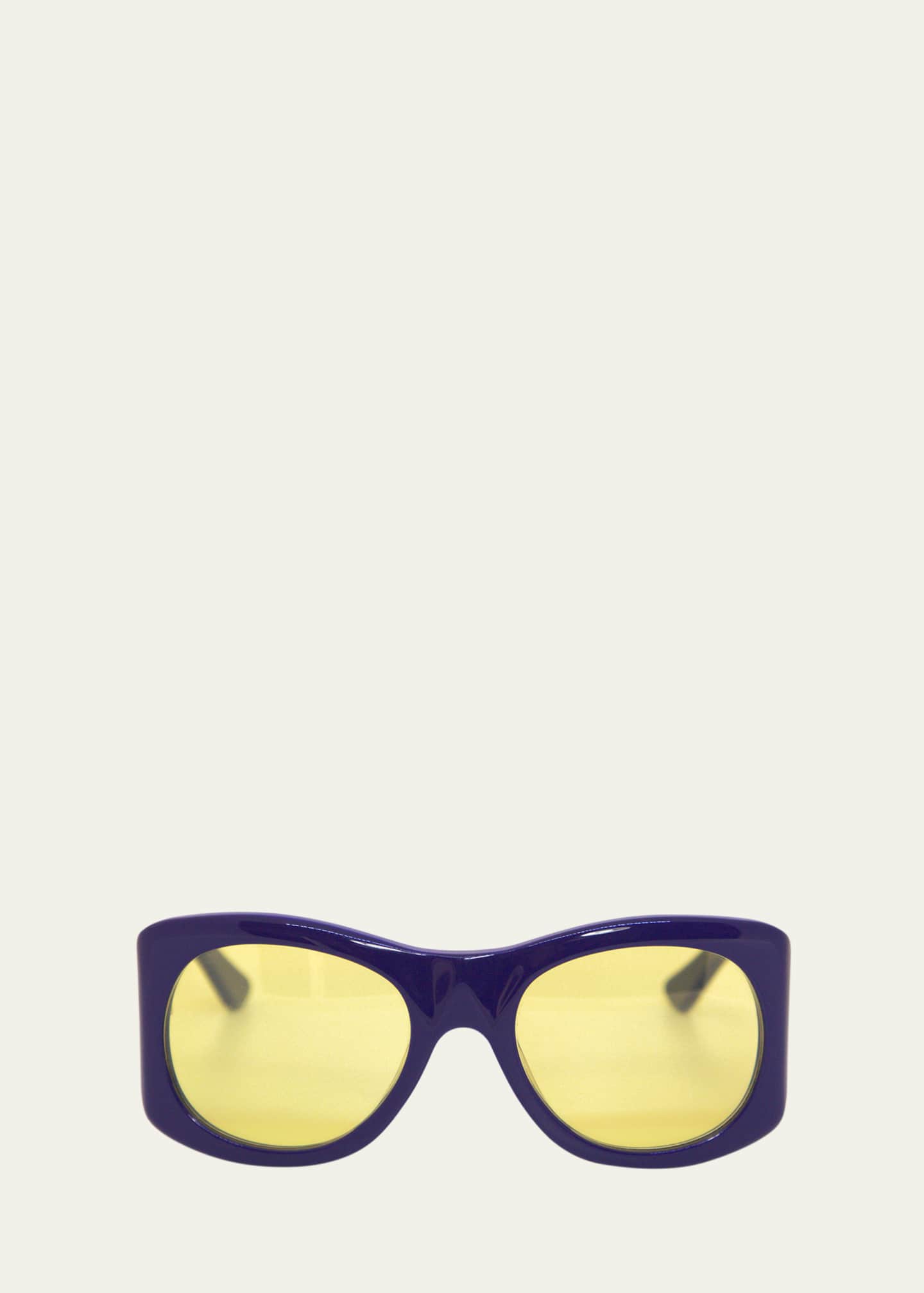 Selima Optique x Zankov Aleksandr Square Acetate Sunglasses Image 1 of 3