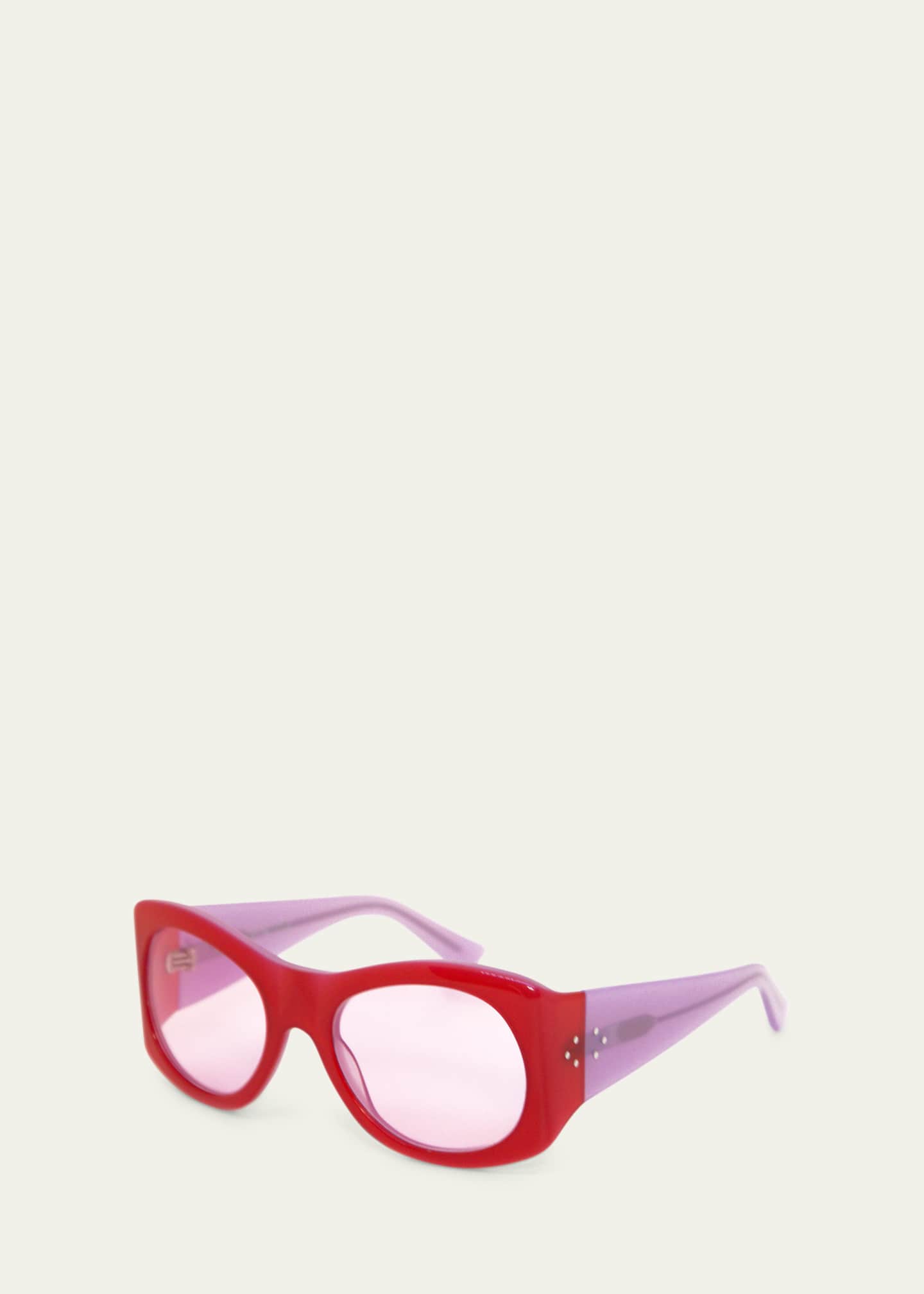 Selima Optique x Zankov Aleksandr Square Acetate Sunglasses Image 2 of 3
